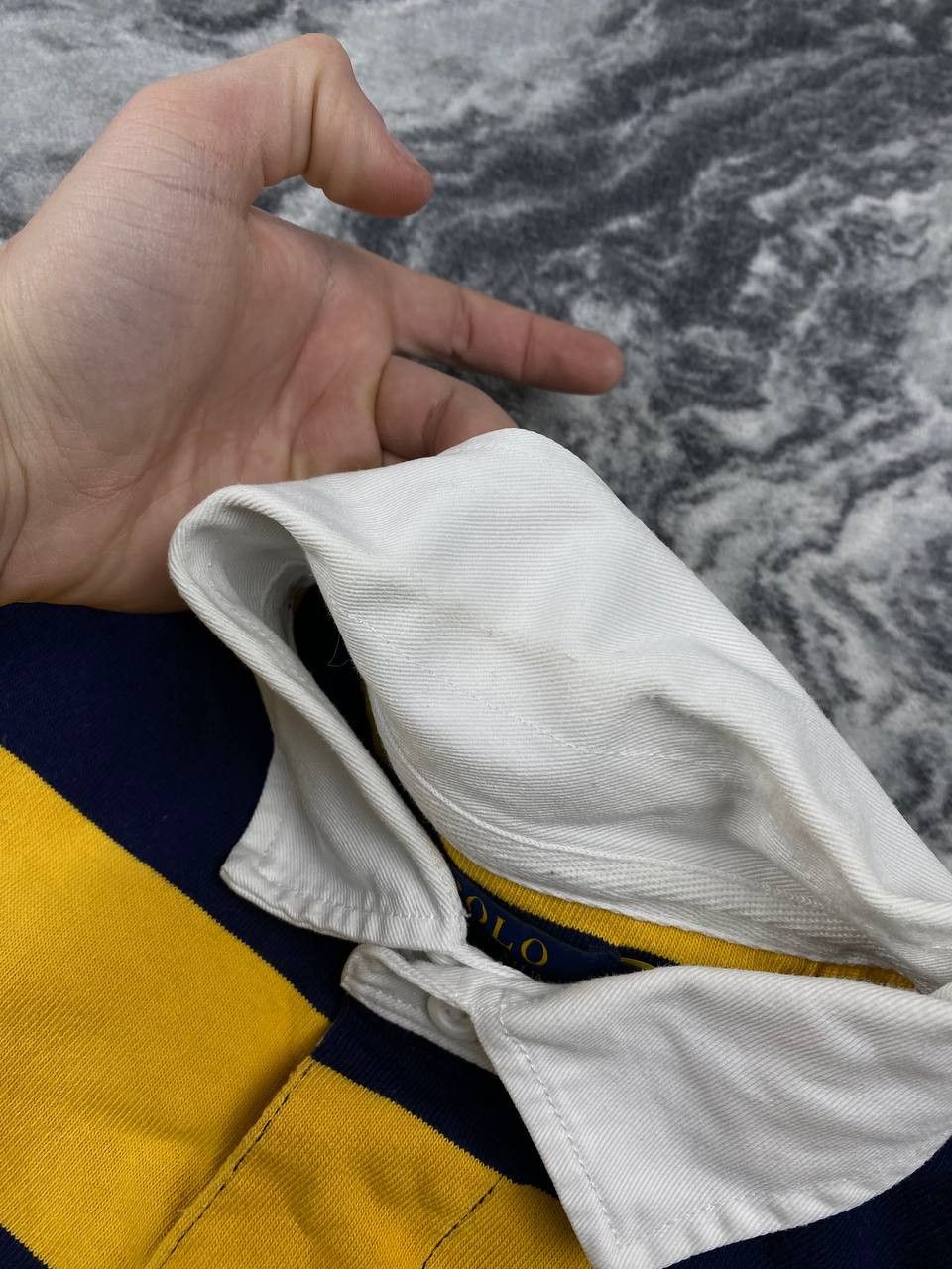Polo Ralph Lauren Vintage Polo Ralph Lauren Rugby Shirt Long Sleeve Striped Size US S / EU 44-46 / 1 - 4 Thumbnail