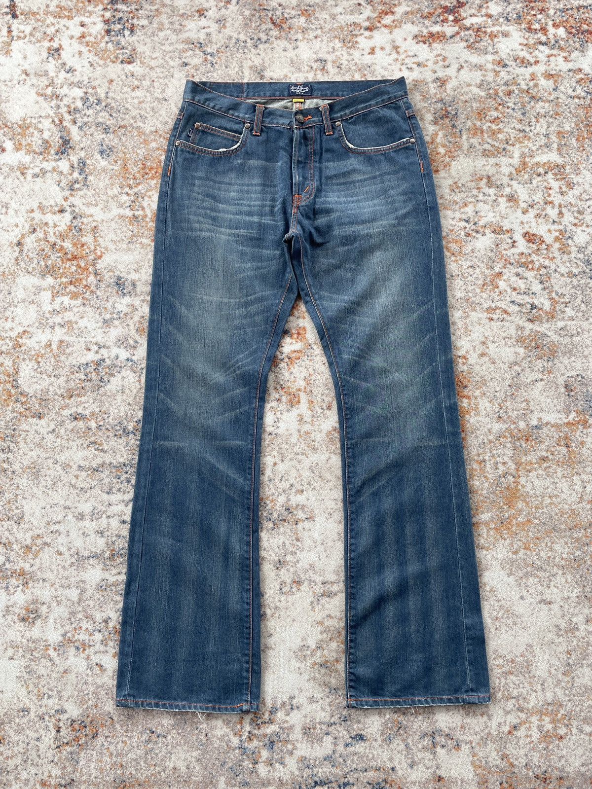 Paul Smith Red Ear AVANTGARDE EARL FLARE JEANS Size US 32 / EU 48 - 2 Thumbnail