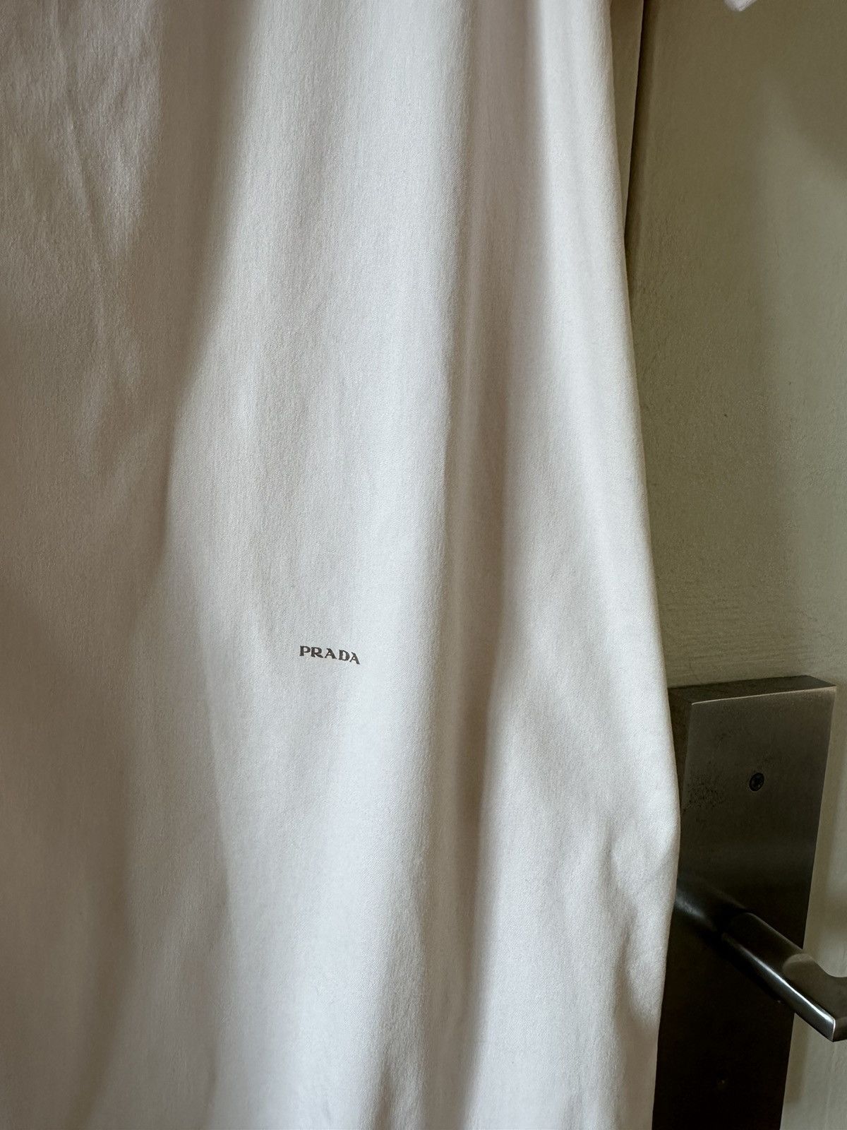 Prada Prada Logo Short Sleeve Button Up Shirt Size US M / EU 48-50 / 2 - 4 Thumbnail