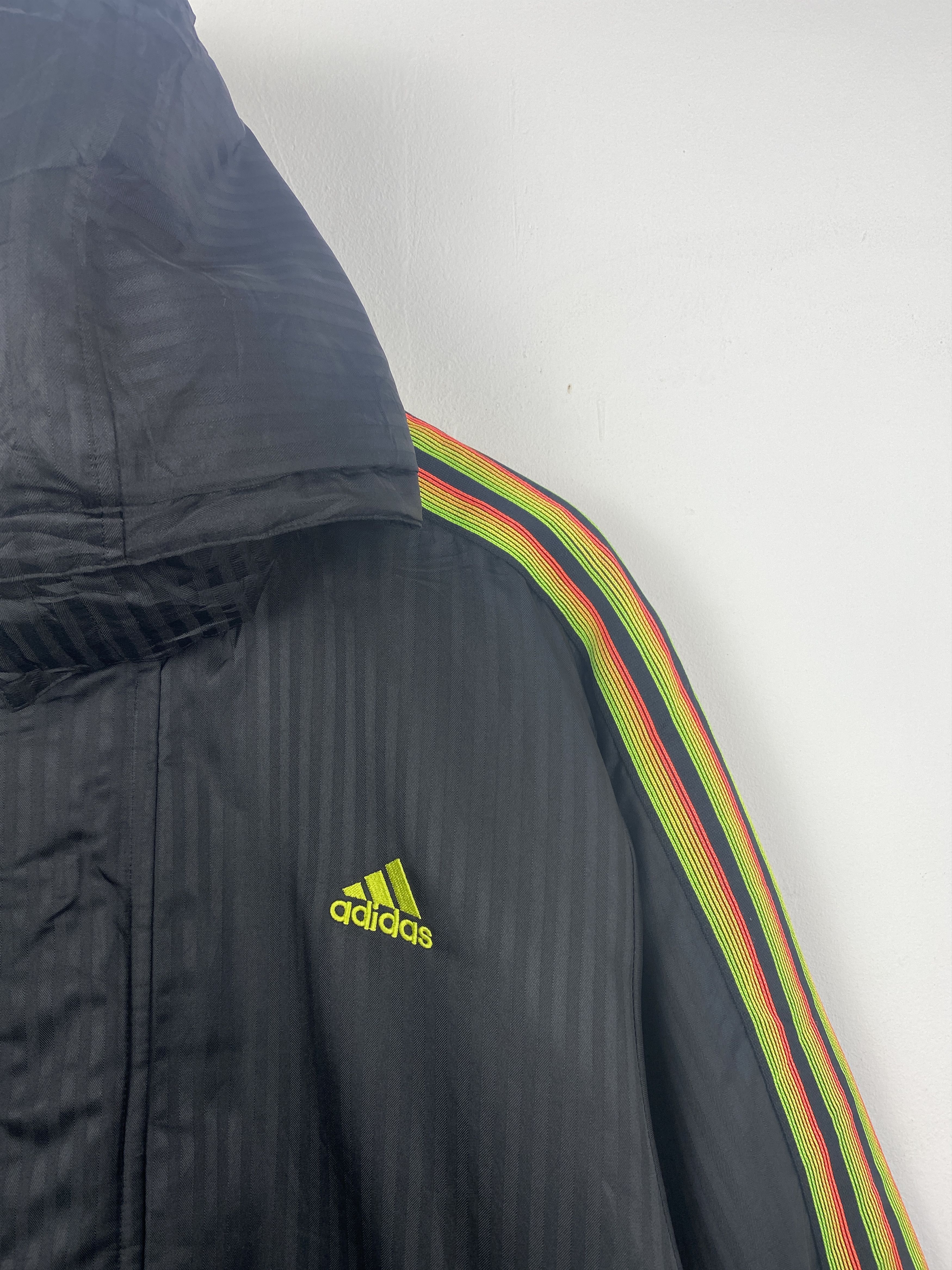 Adidas 90s Rare Adidas Original Zipper Up Long Jacket AH0022 Size US XXL / EU 58 / 5 - 7 Thumbnail