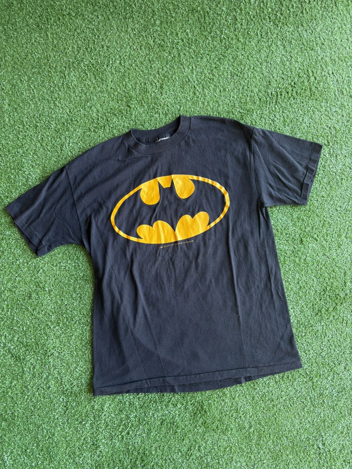 DC Comics × Vintage Vintage 1980s Batman Graphic T-Shirt Size US M / EU 48-50 / 2 - 1 Thumbnail