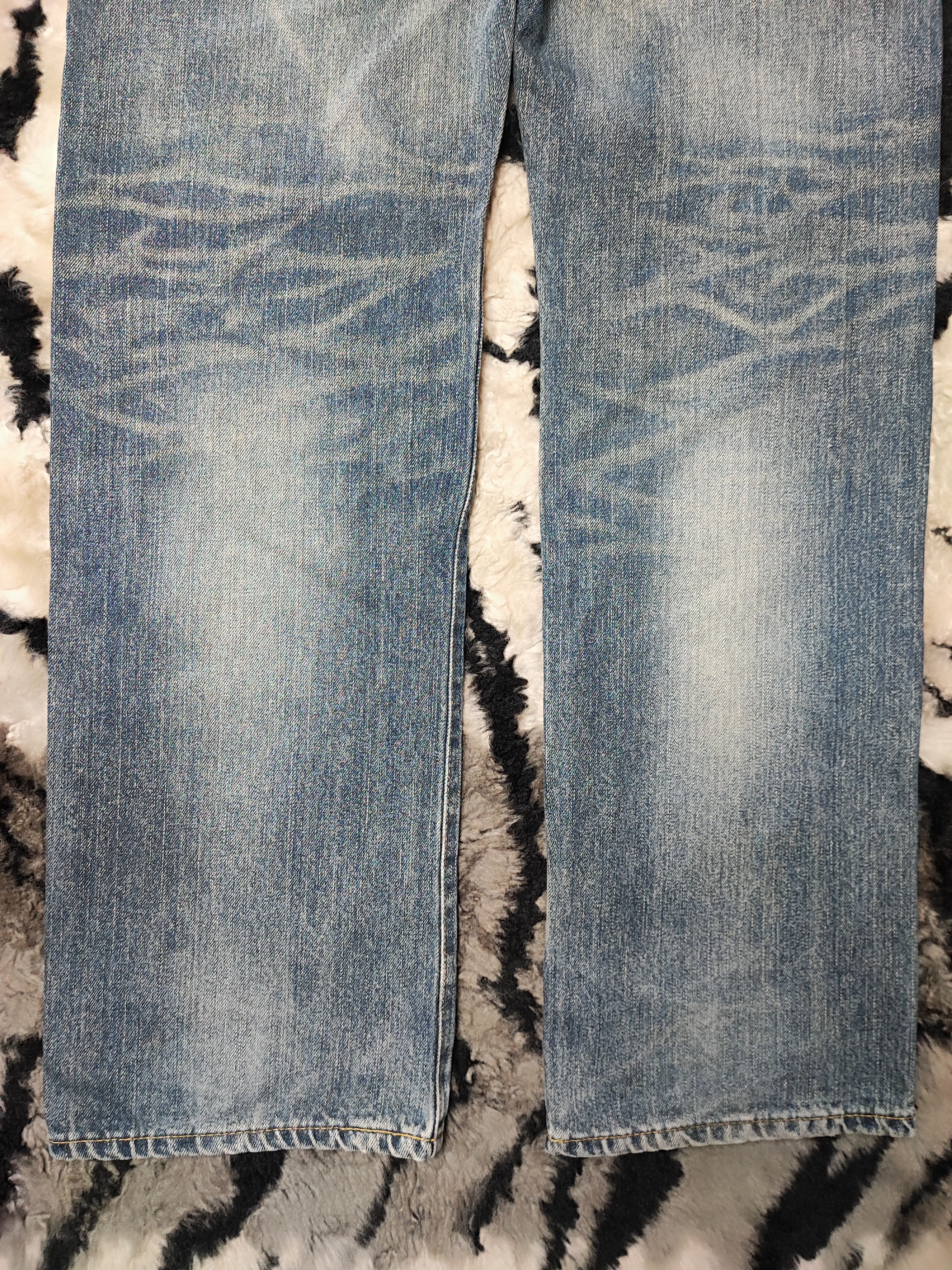 Edwin Vintage 90s Edwin Xv Faded Wash Whiskers Distressed Relaxed Size US 34 / EU 50 - 14 Thumbnail