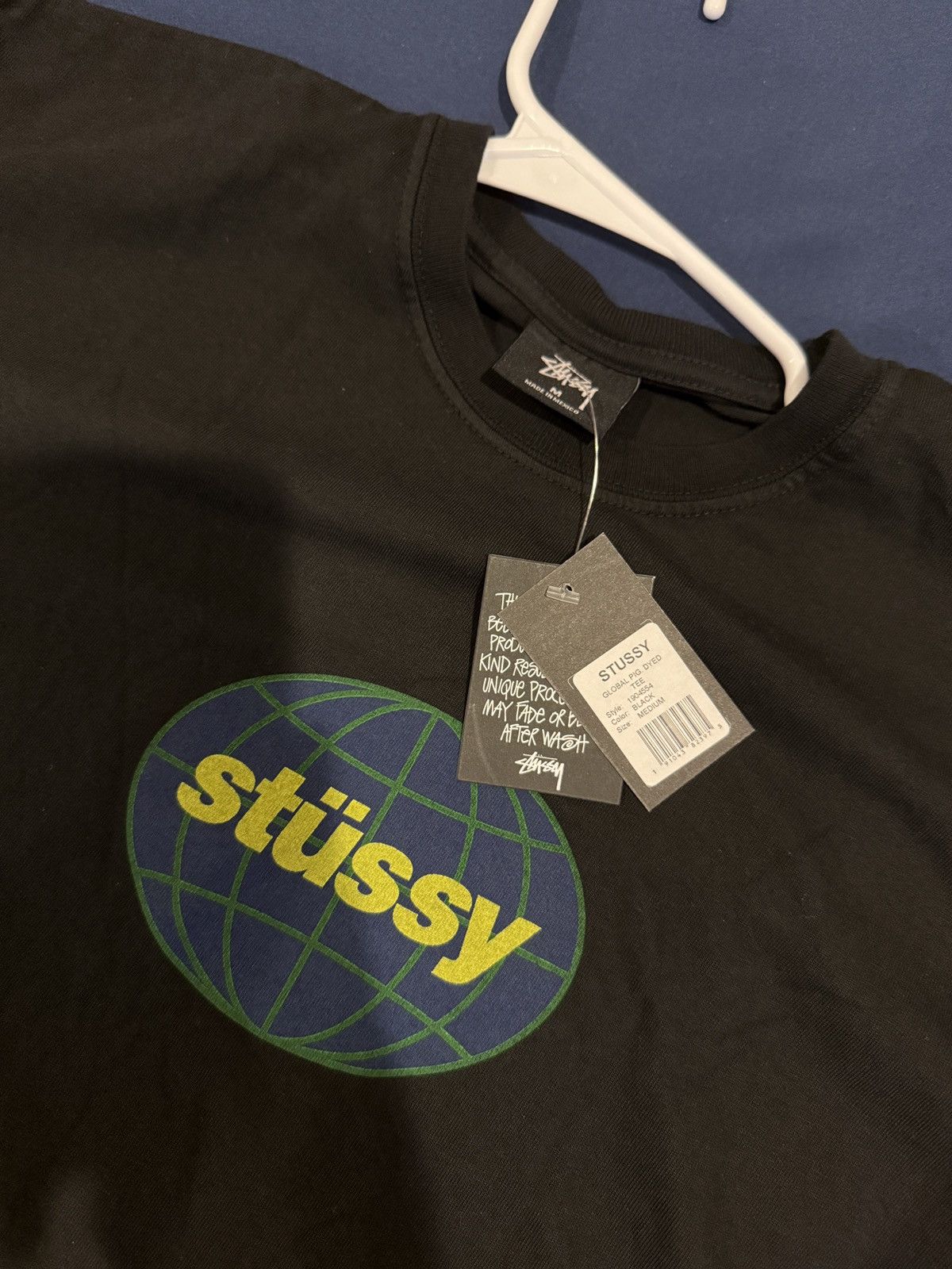 Stussy Stussy Globe T Shirt - M Size US M / EU 48-50 / 2 - 2 Thumbnail