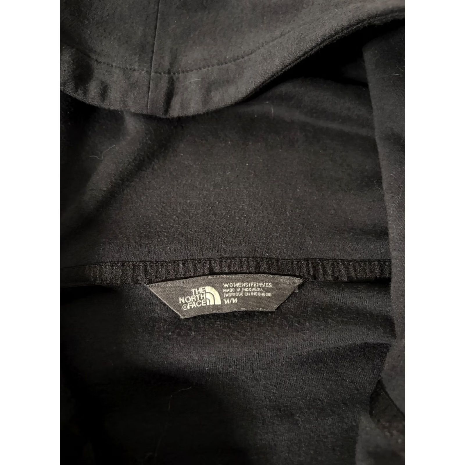 The North Face The North Face Hoodie Womens M Black Fleece Full Zip Logo Jacket Longline Size M / US 6-8 / IT 42-44 - 5 Thumbnail