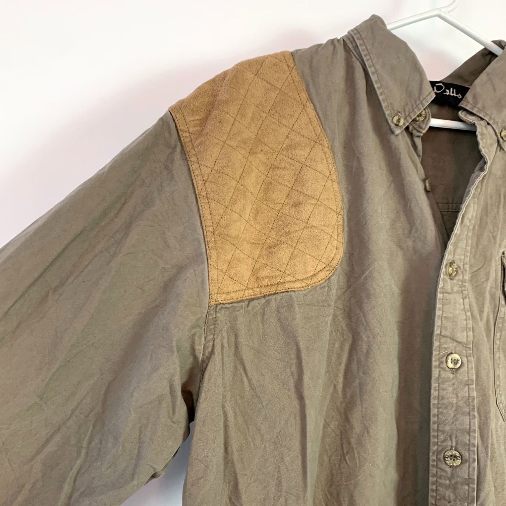 Walls VINTAGE Walls Button-Down Shirt XL Long Sleeve Brown Canvas Shooting Hunting Shirt Mens Size US XL / EU 56 / 4 - 2 Thumbnail