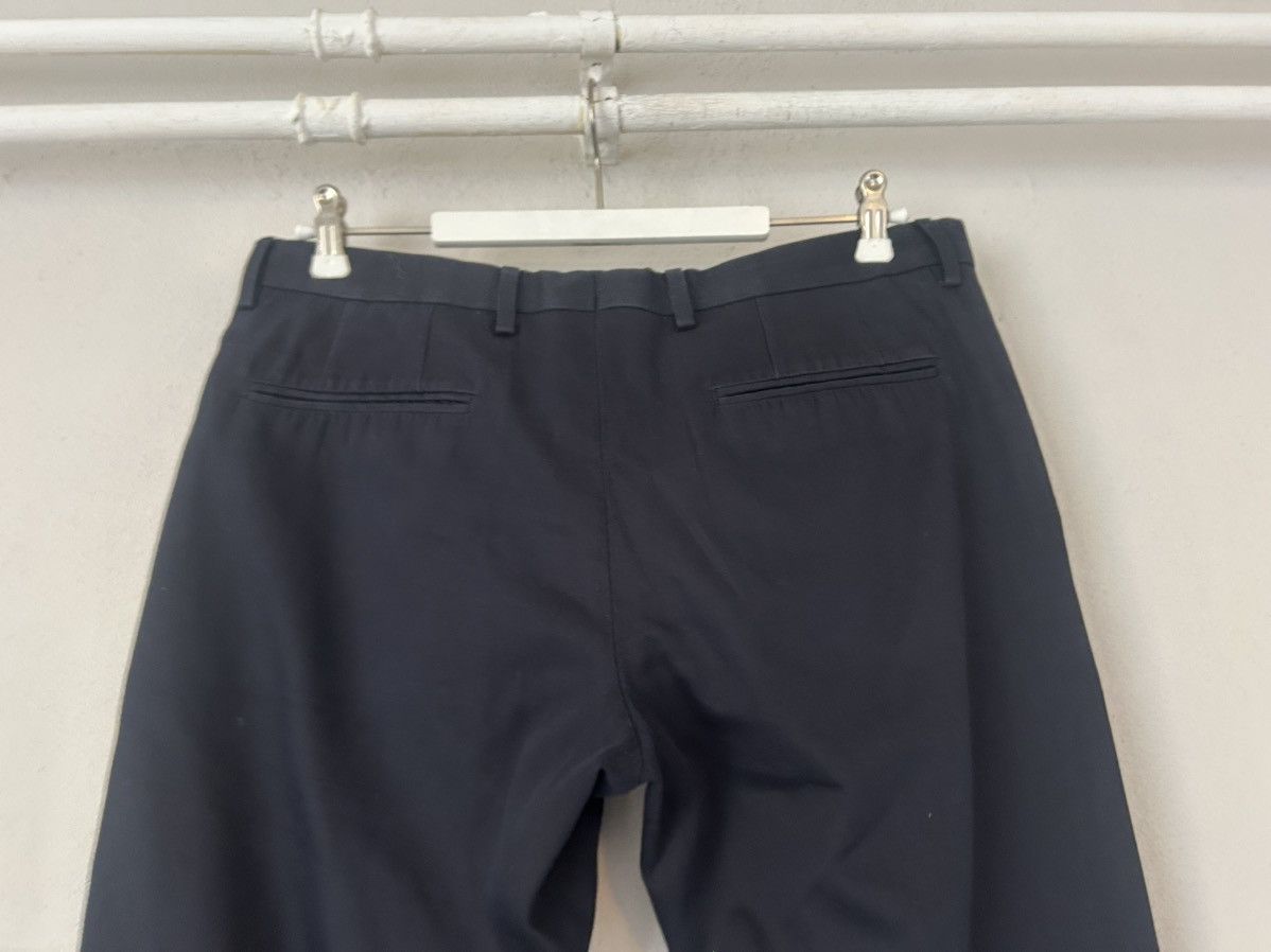 Dries Van Noten Navy Cotton Trousers with Cuffed Hem Size US 34 / EU 50 - 6 Thumbnail