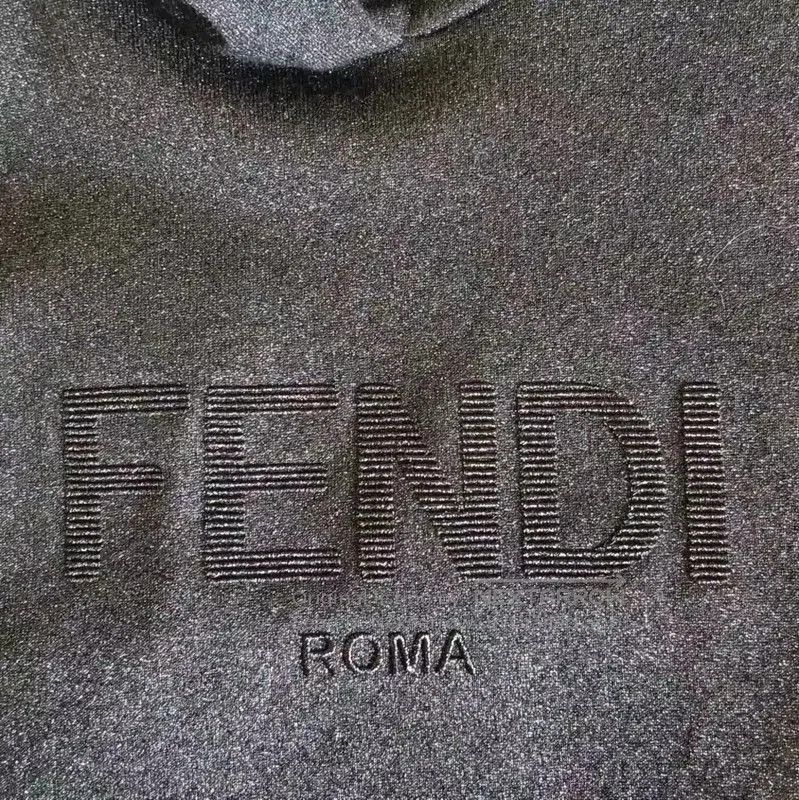 Fendi Fendi Black Wool Men's Hoodie . Size US XXS / EU 40 - 3 Thumbnail