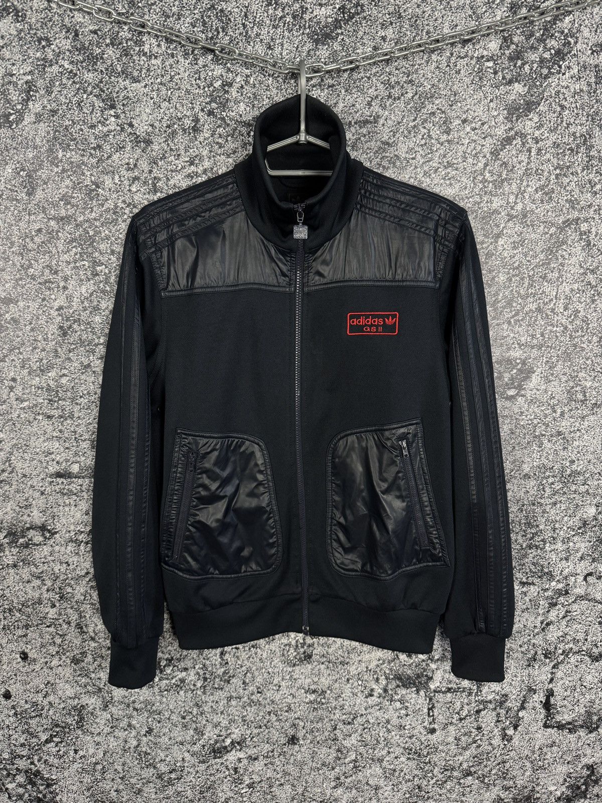 Adidas Adidas GS II Track Jacket Full Zip Vintage Streetwear Size S Size US S / EU 44-46 / 1 - 1 Thumbnail