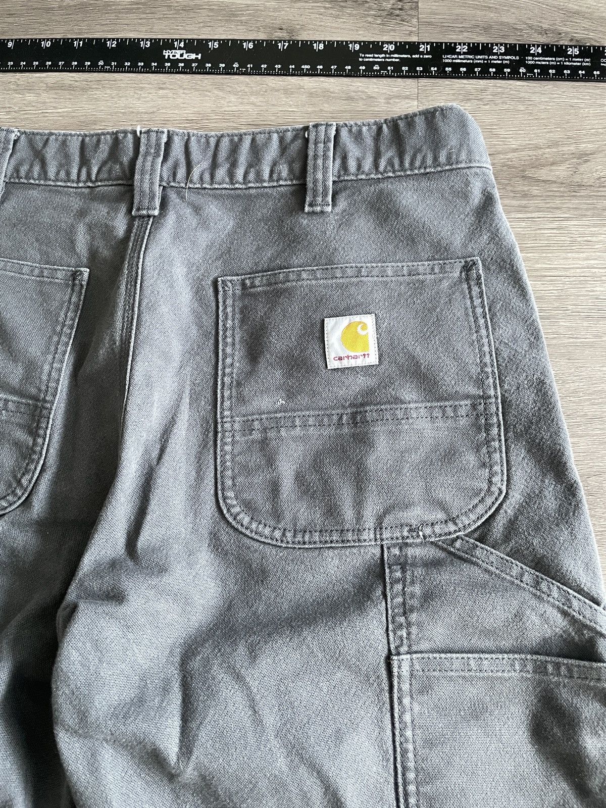 Carhartt Carhartt Double-Knee “Relaxed Fit” Grey Denim (Sz.34 x 30) Size US 34 / EU 50 - 5 Thumbnail