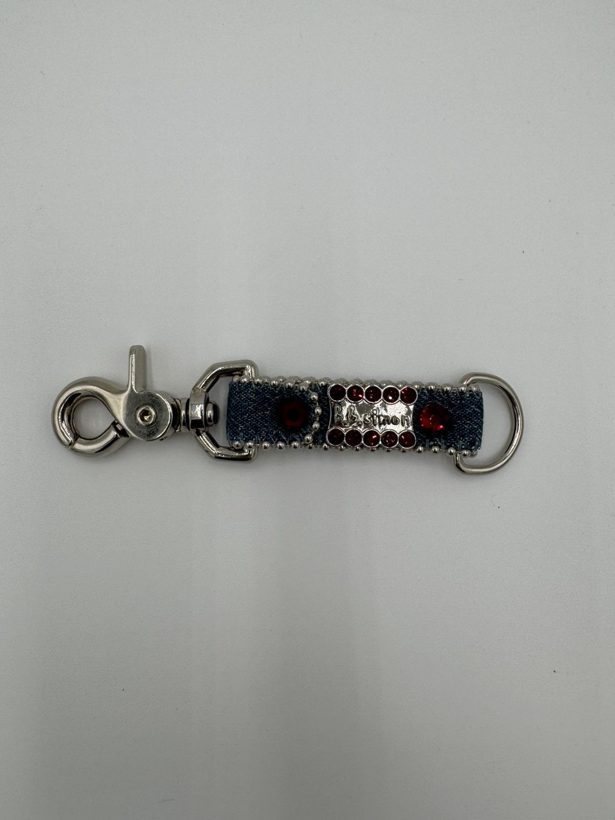 Supreme® / b.b. Simon Denim Keychain Washed Indigo Blue