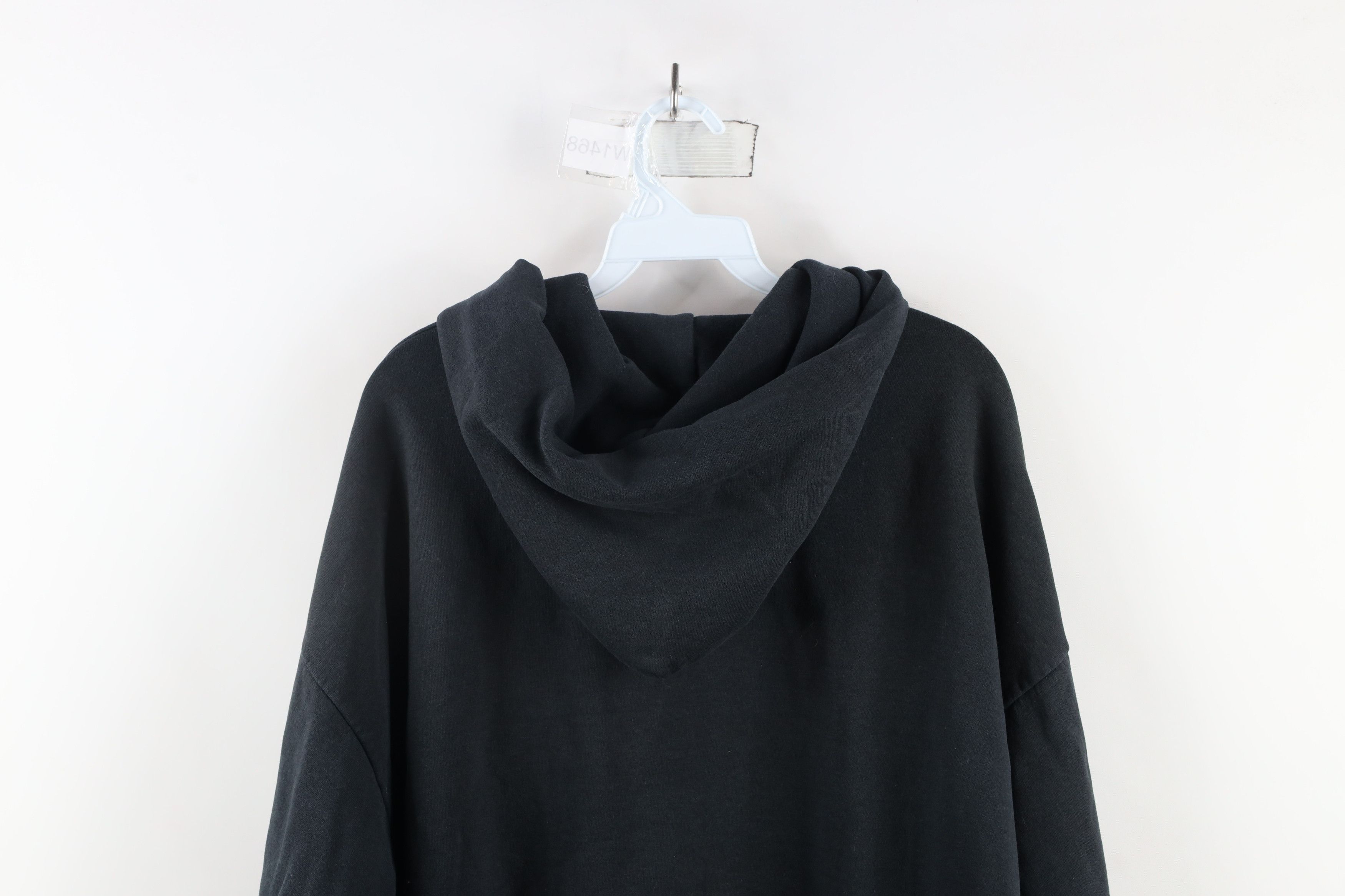 Vintage Vintage 90s Streetwear Deer Buck Nature Hoodie Black Size US XXL / EU 58 / 5 - 16 Thumbnail