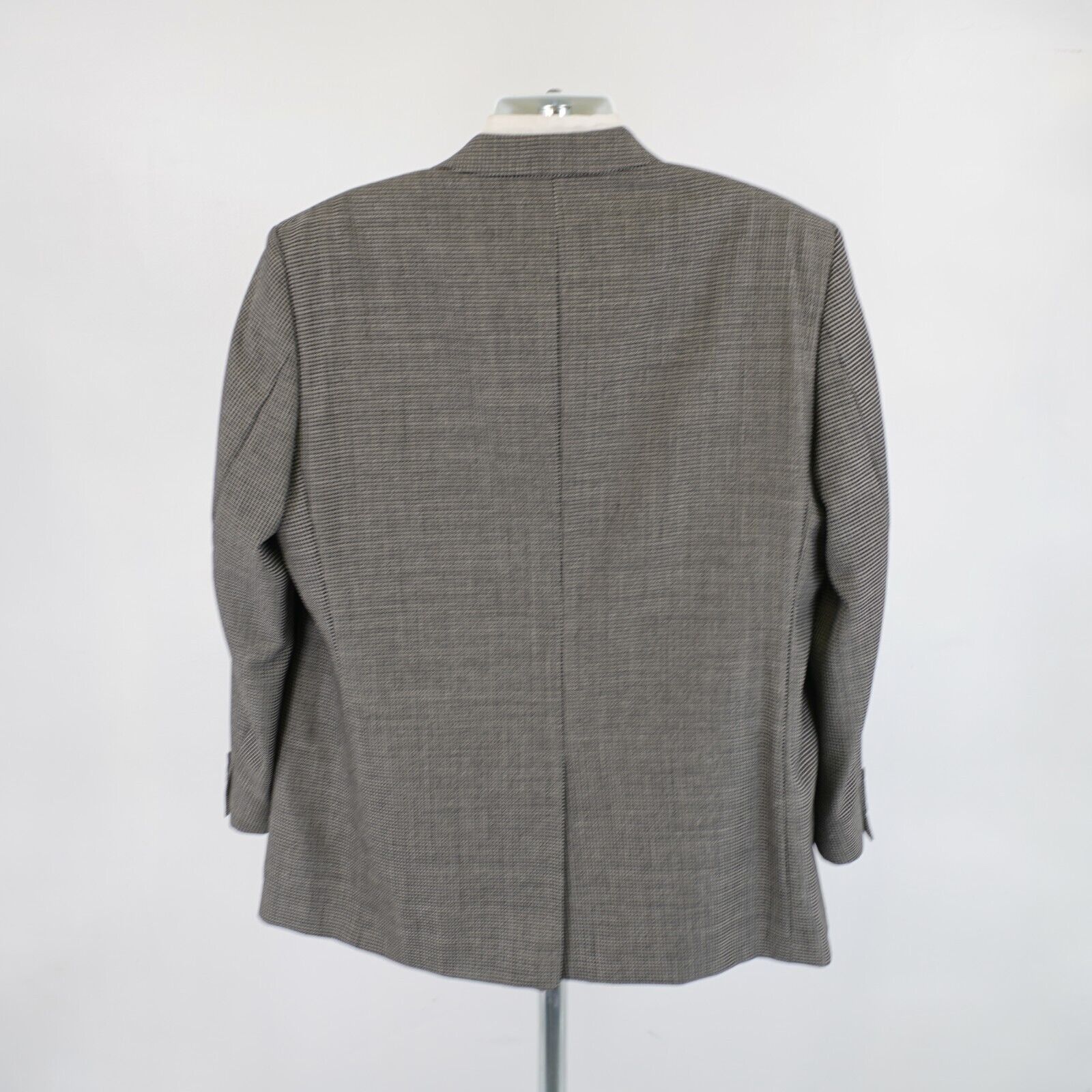 Other Montreal S. Cohen Performance Tweed Textured Wool Black Tan Size 48L - 6 Thumbnail