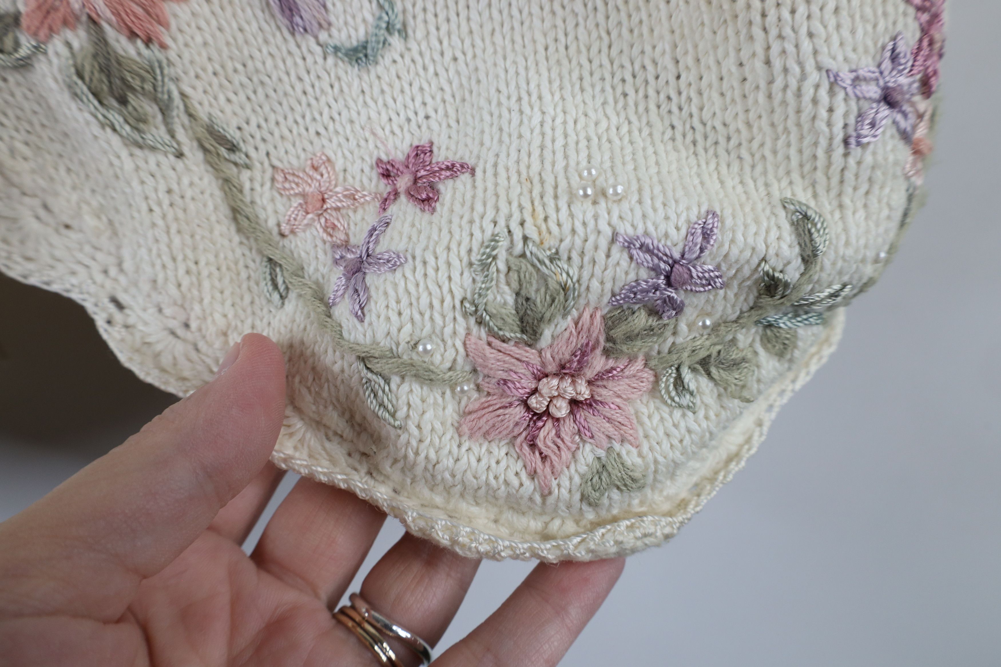 Vintage Vintage 90s Streetwear Flower Cardigan Sweater Vest Size L / US 10 / IT 46 - 8 Thumbnail