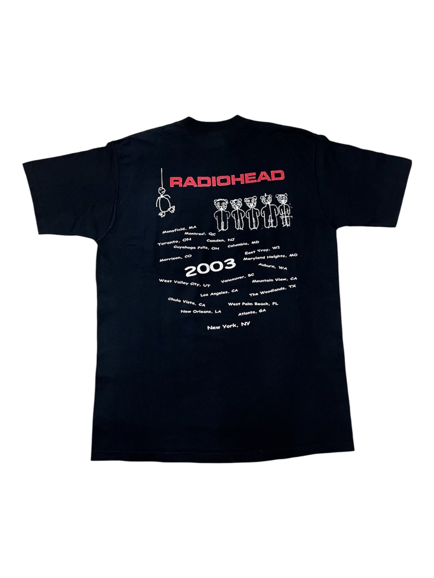 Band Tees Vintage Radio Head 2003 Tour Size US L / EU 52-54 / 3 - 2 Thumbnail