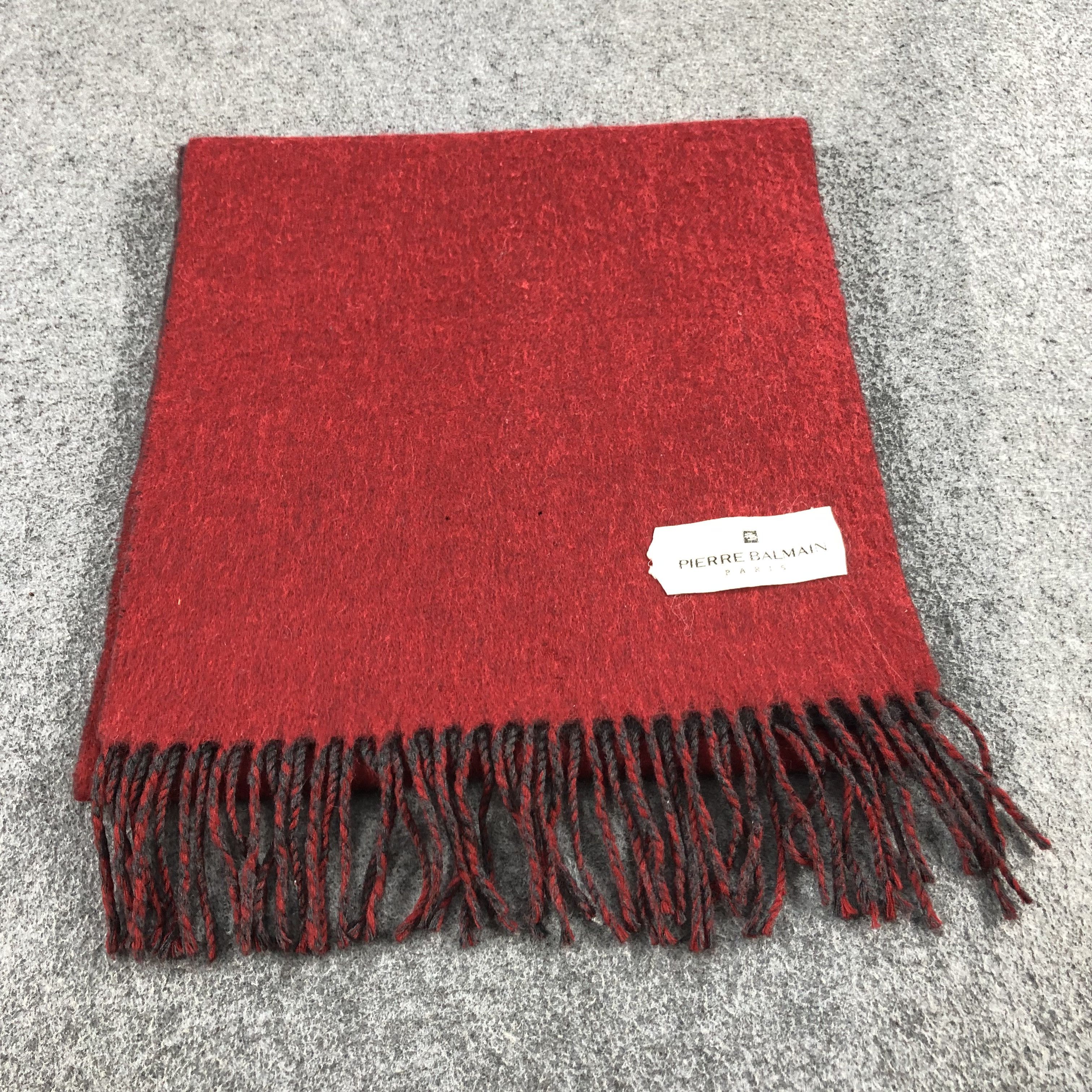 Pierre Balmain Pierre Balmain Wool Scarf Muffler V978 Size ONE SIZE - 2 Thumbnail