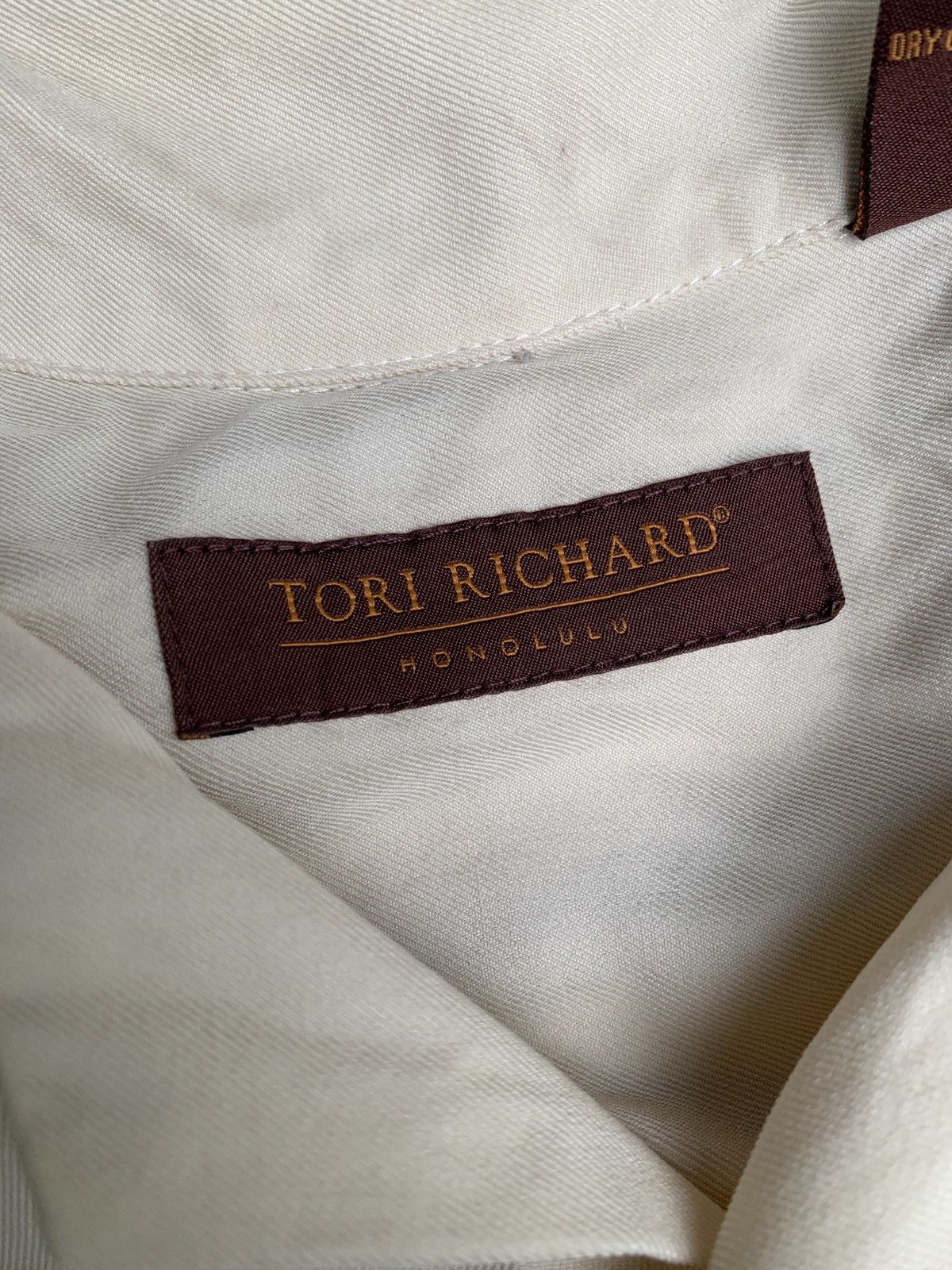 Tori Richard × Vintage 2000s Tori Richard Honolulu Embroidery Hawaiian Collar Shirt Size US M / EU 48-50 / 2 - 9 Thumbnail