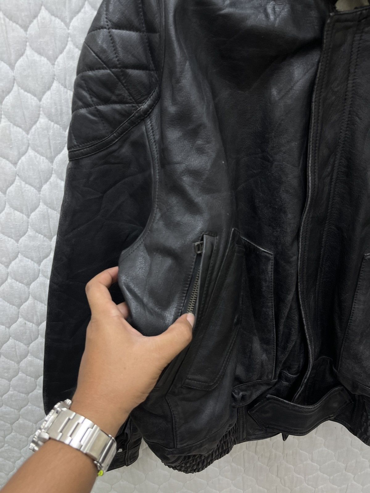 Kadoya 🔥🔥🔥ARCHIVE VINTAGE KUSHITANI RACING LEATHER JACKET Size US L / EU 52-54 / 3 - 15 Thumbnail