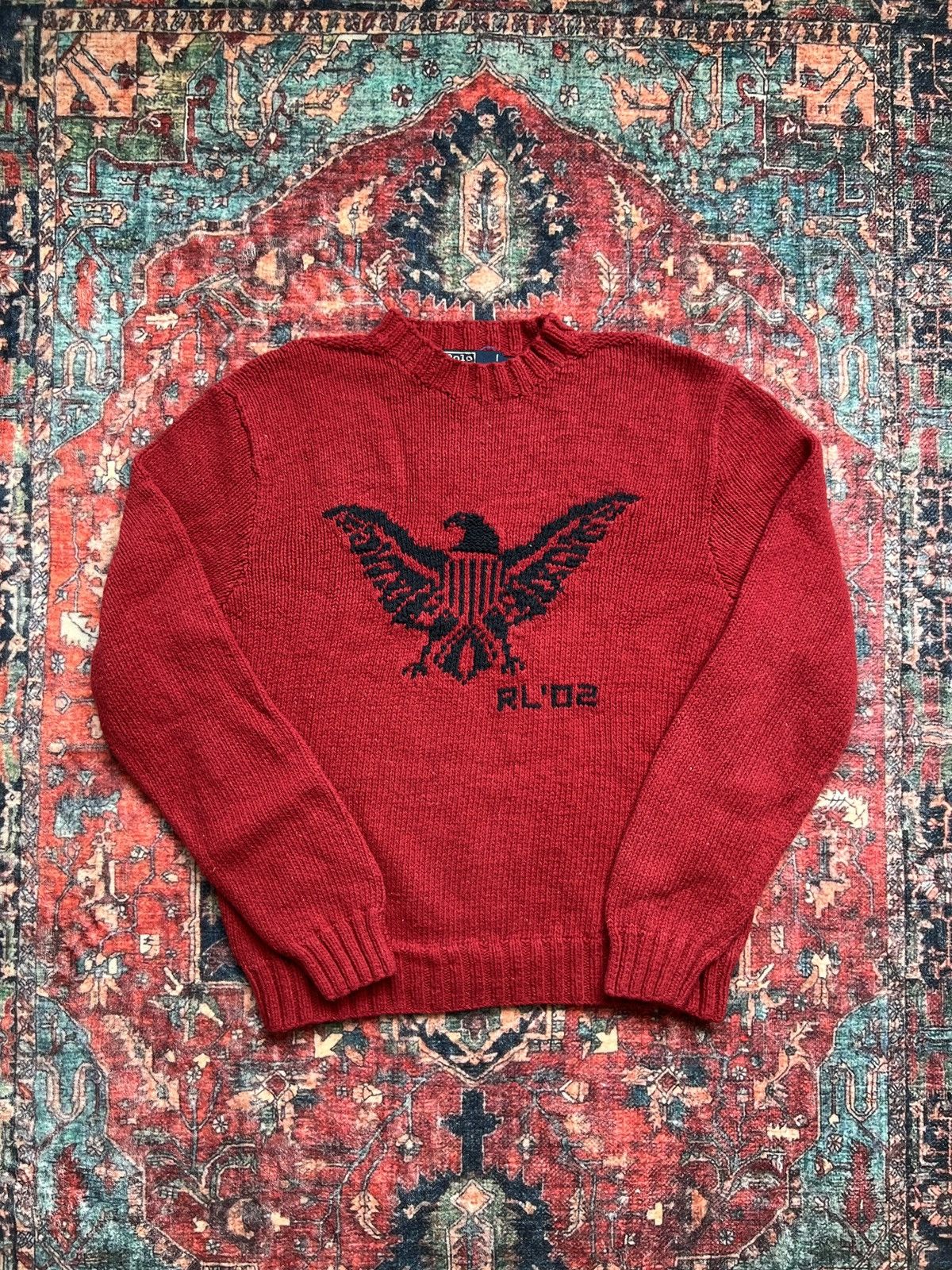 Ralph lauren eagle sweater best sale