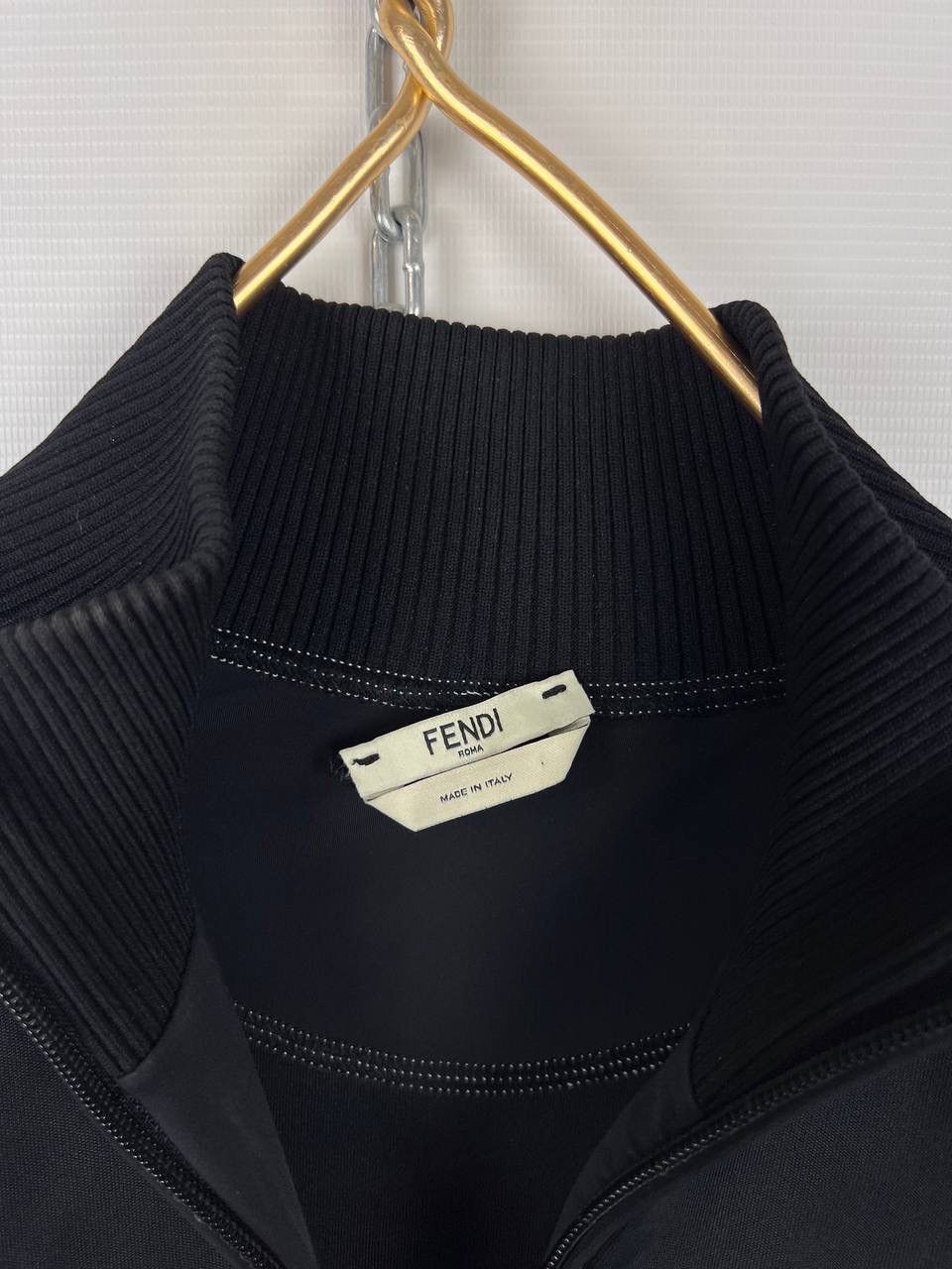 Fendi Fendi Roma velvet-trumped stretch-ponte jacket woman size 38 Size XS / US 0-2 / IT 36-38 - 3 Thumbnail