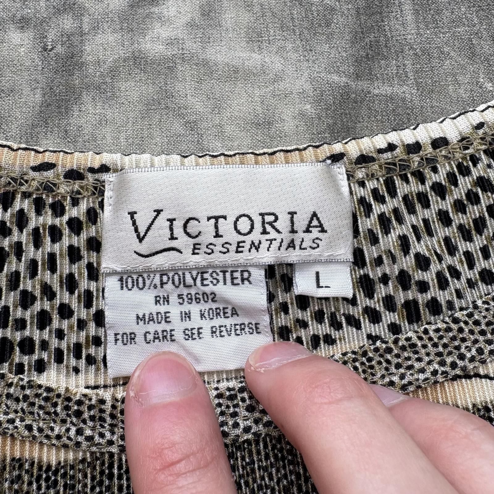 Vintage Vintage 90s Y2K Leopard Snake Pattern Indie Ribbed Tank Top Size L / US 10 / IT 46 - 3 Thumbnail