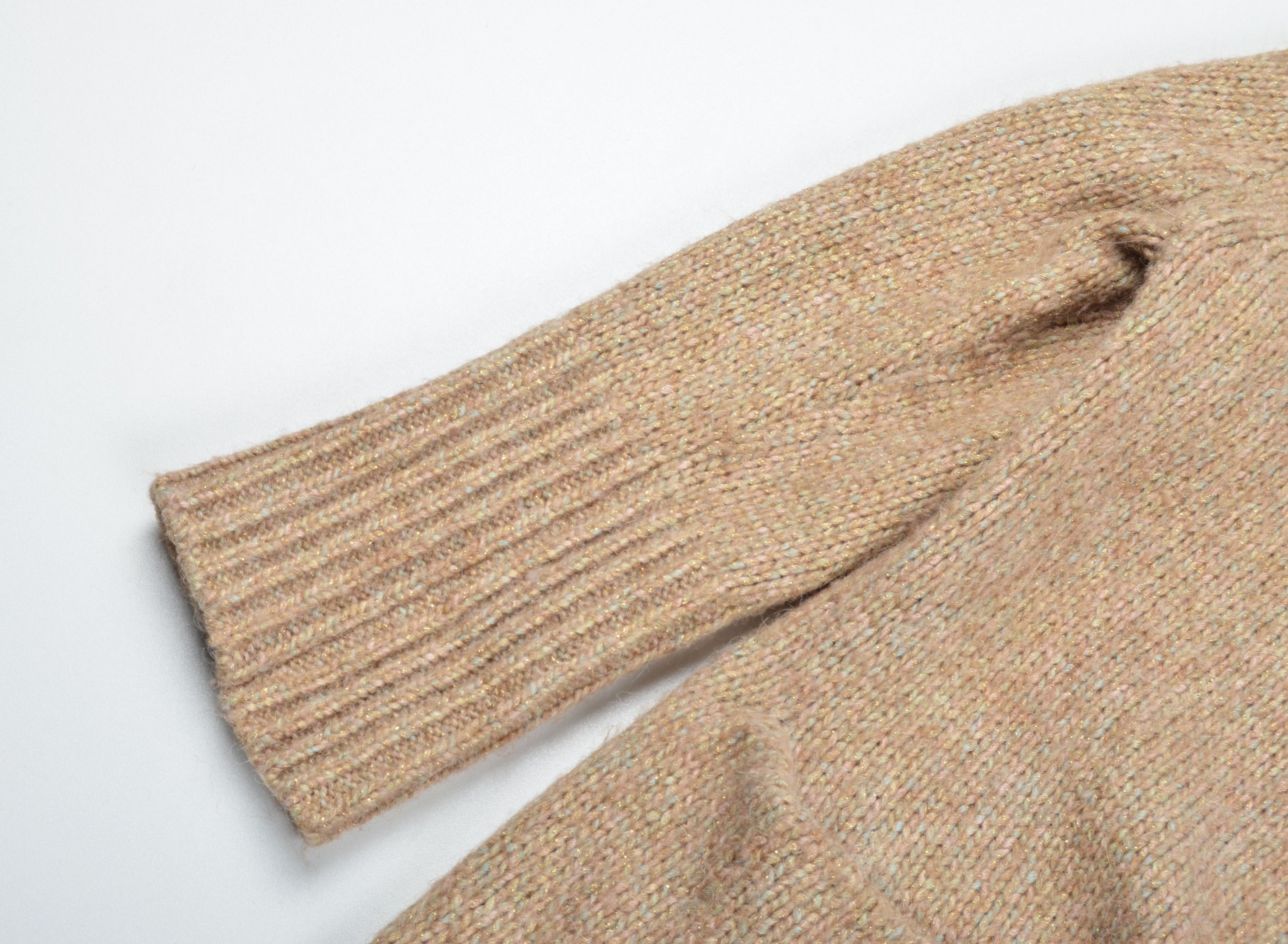 Zadig & Voltaire Zadig & Voltaire Alpaca Wool Blend Shiny Open Cardigan Size XS / US 0-2 / IT 36-38 - 6 Thumbnail