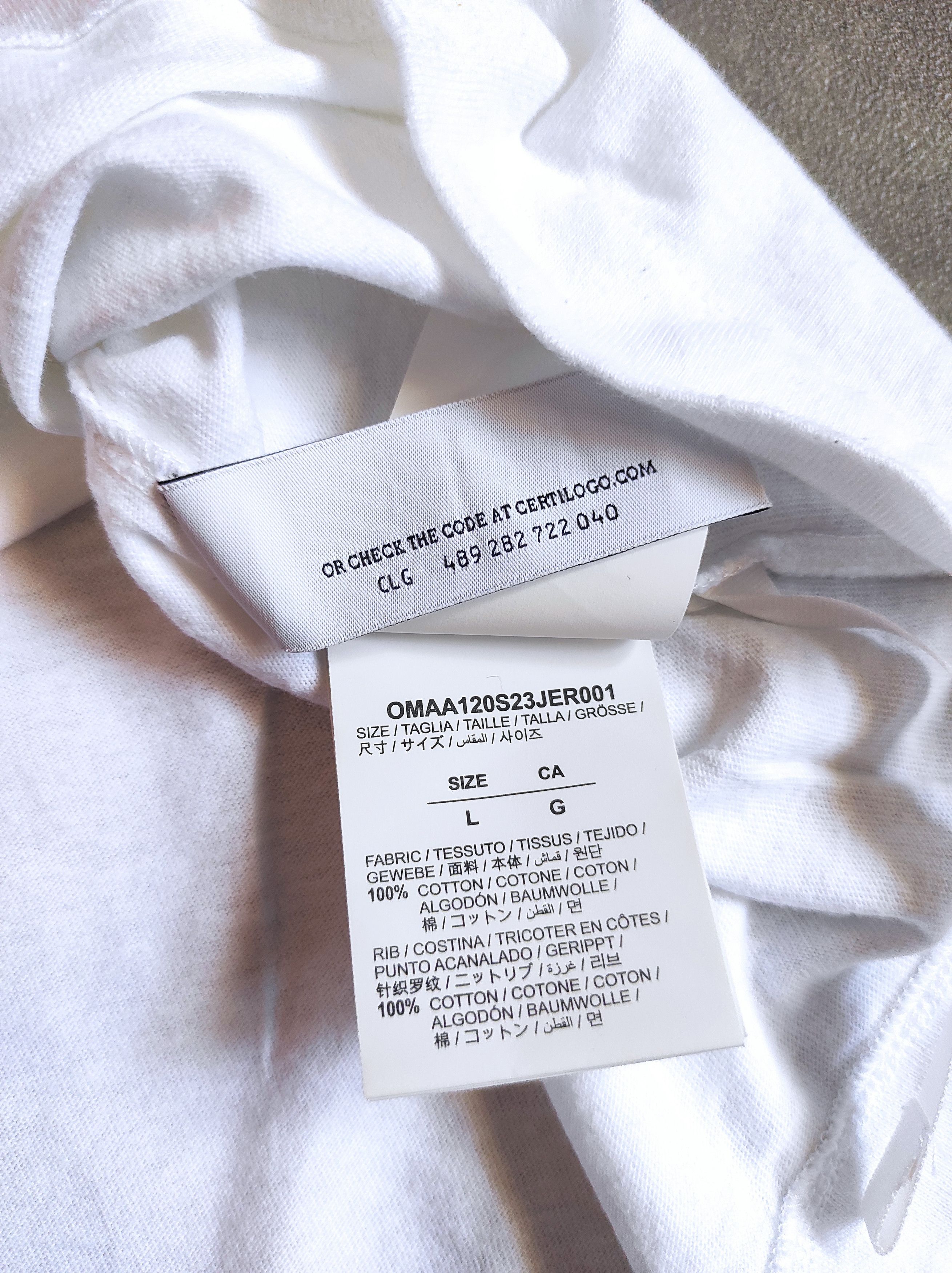 Off-White Off-White Brush Stroke Arrow Tee Size US L / EU 52-54 / 3 - 11 Thumbnail