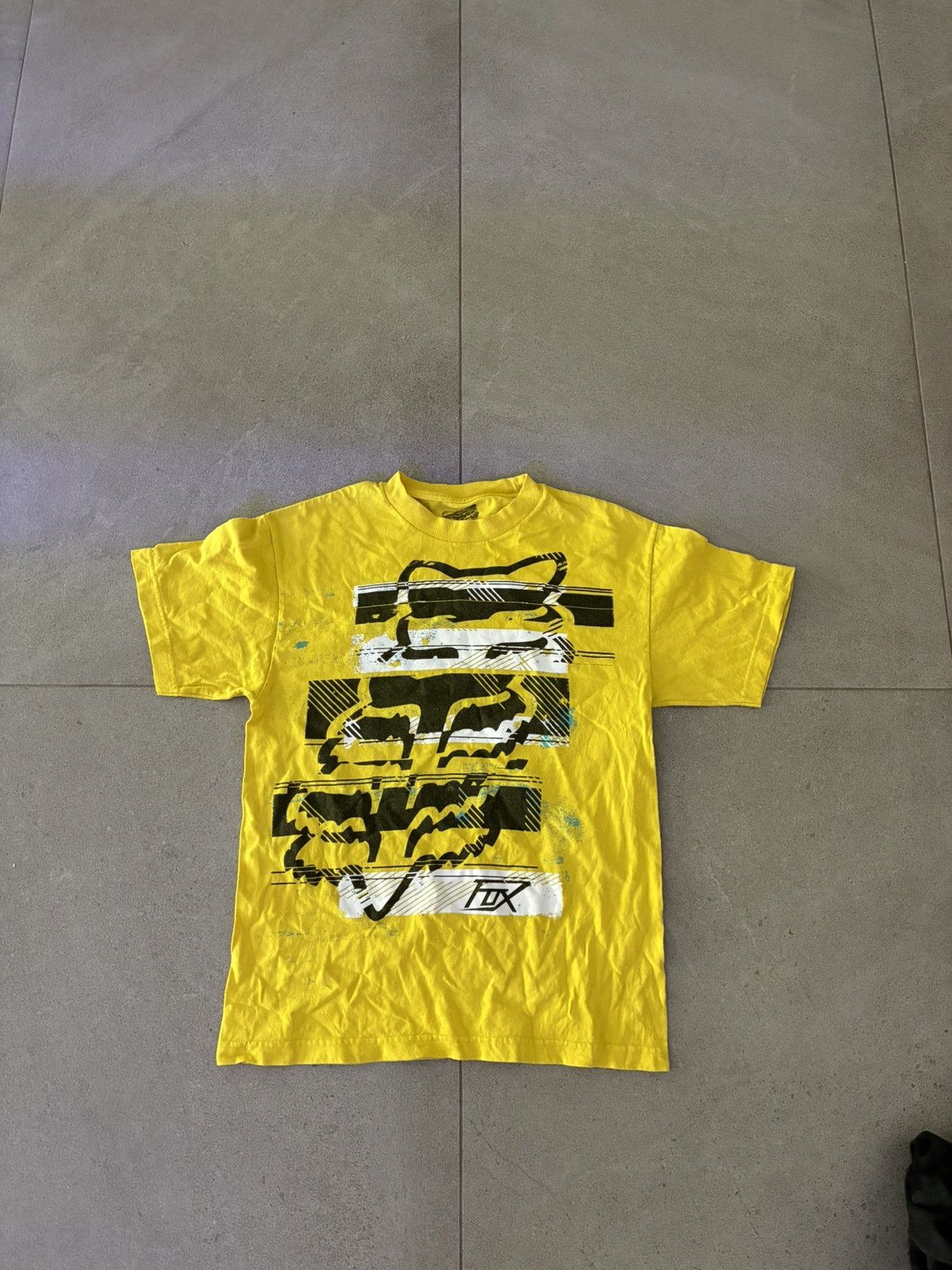 Fox Racing Fox Racing Yellow Graphic T-Shirt Medium Tee Size US M / EU 48-50 / 2 - 1 Thumbnail