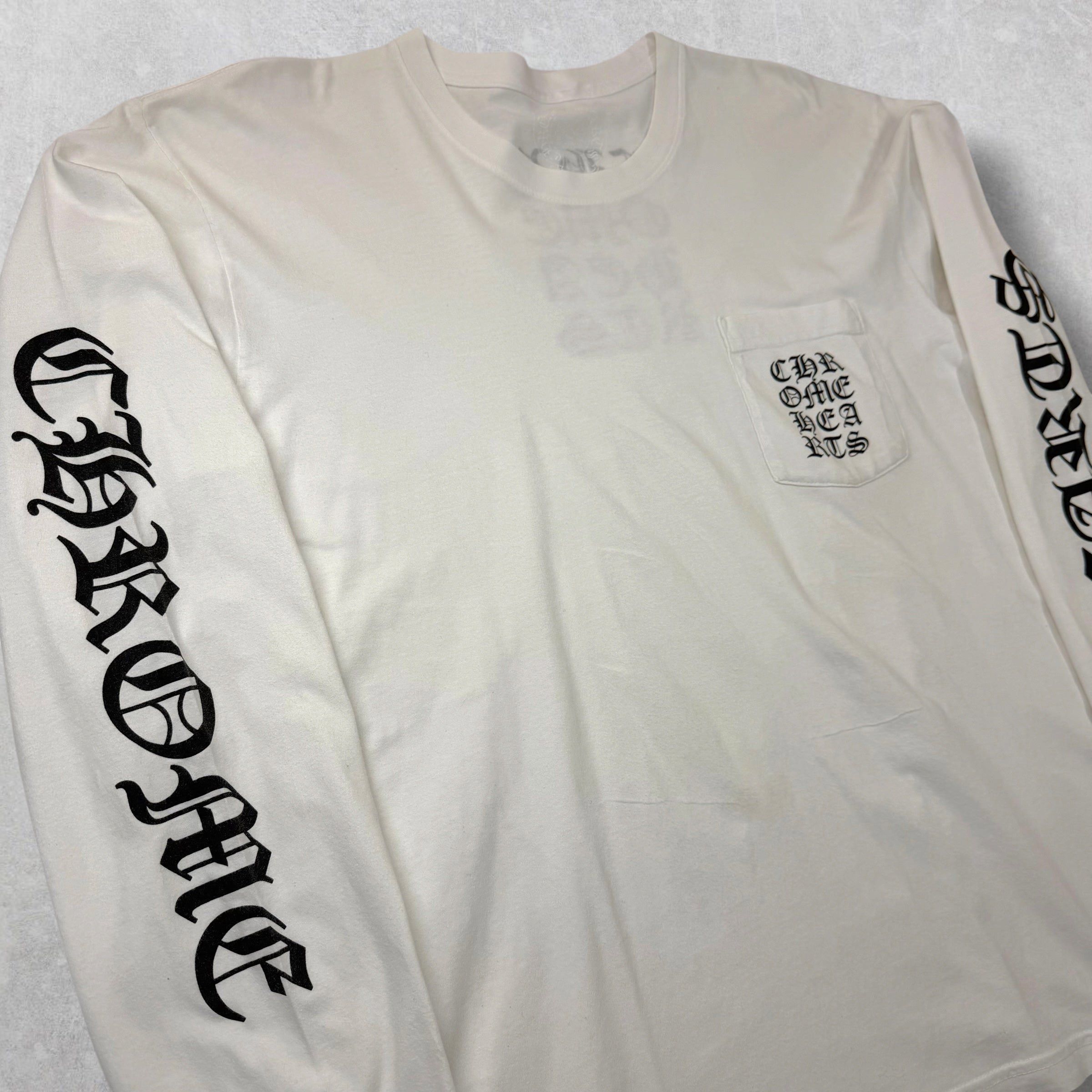 Chrome Hearts Chrome Hearts Vertical White L/S L Size US L / EU 52-54 / 3 - 3 Thumbnail