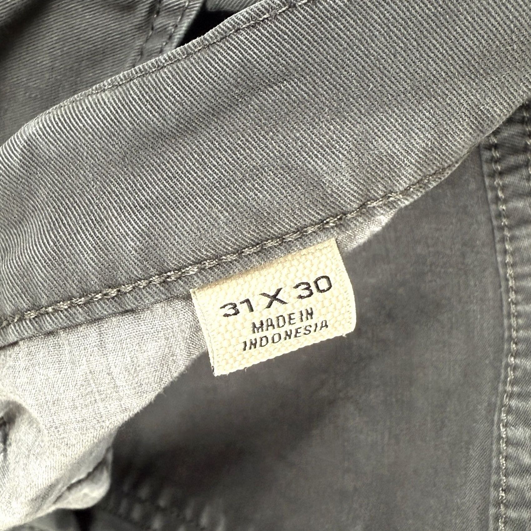 Flint And Tinder Flint And Tinder Pants Mens 31x26 Gray Tapered Fit Chino 5 Pocket READ Size US 31 - 4 Thumbnail