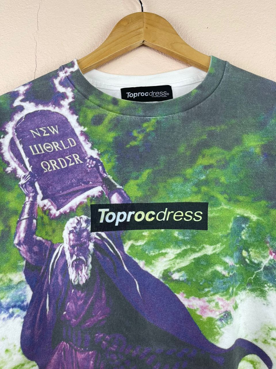 Japanese Brand Toprocdress New World Order Tee Size US XL / EU 56 / 4 - 5 Thumbnail