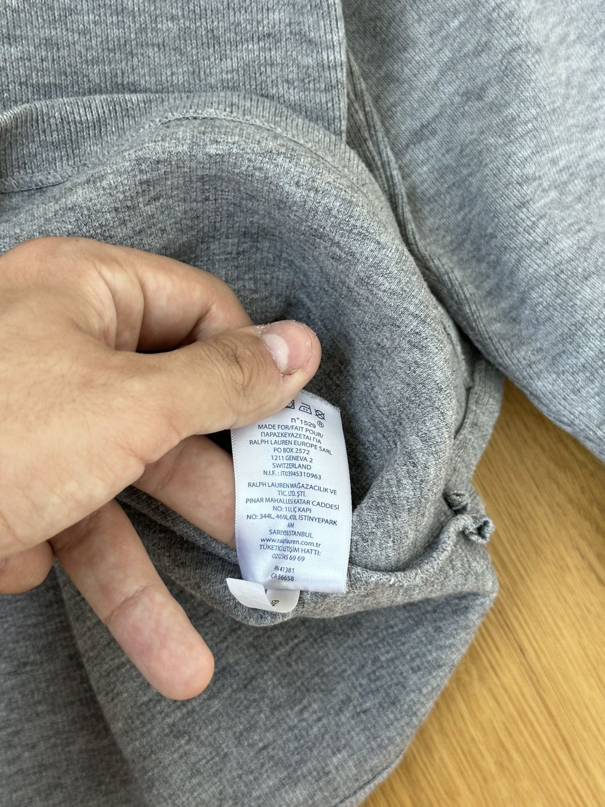 Polo Ralph Lauren Vintage Polo Ralph Lauren 1/3 Zip Sweatshirt Logo Gray Size US XS / EU 42 / 0 - 10 Thumbnail