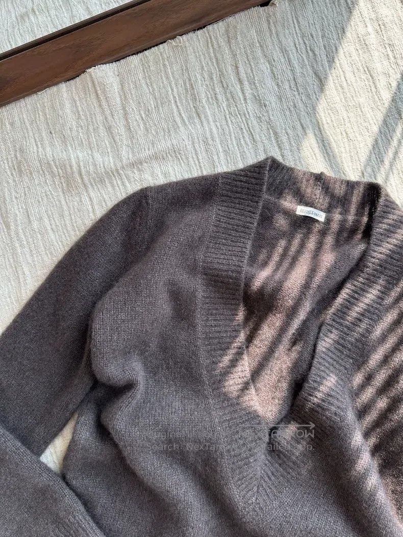 Hermes Hermes Margiela Era Deep V Cashmere Alpaca Blended Knit To Size S / US 4 / IT 40 - 6 Thumbnail