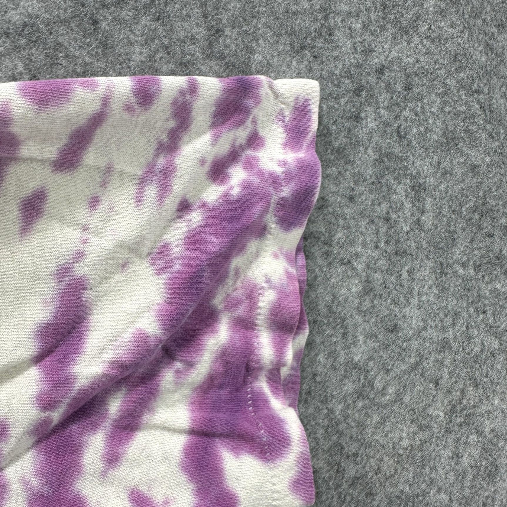 Hanes VINTAGE Hanes Shirt Mens 2XL Purple Tie Dye 100% Cotton Made USA 90s Size US XXL / EU 58 / 5 - 7 Thumbnail