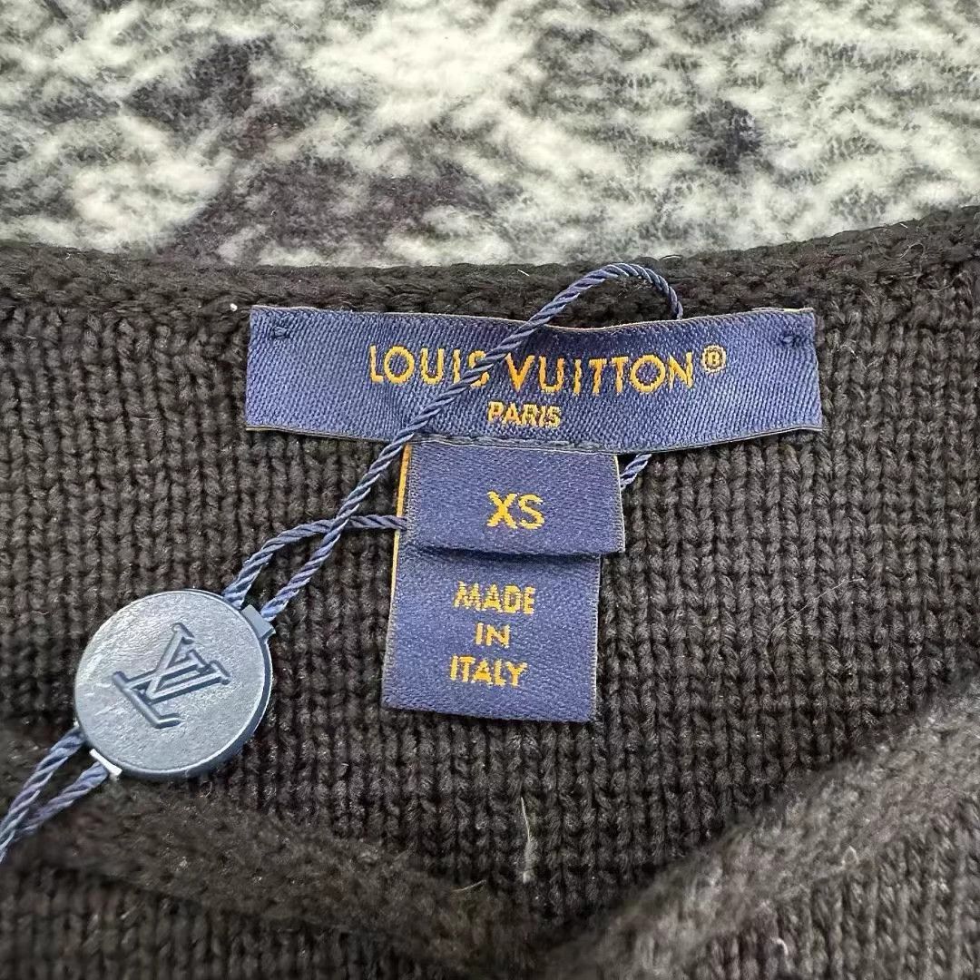 Louis Vuitton LV New Black & Gold Knit XS Jacket Size XS / US 0-2 / IT 36-38 - 3 Thumbnail