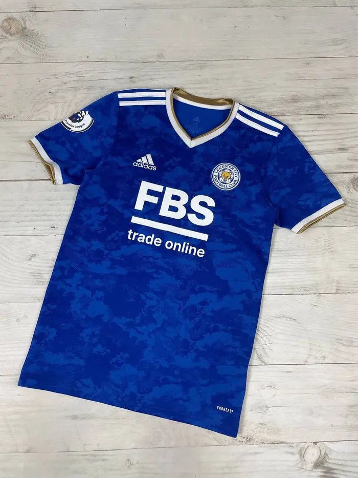 Adidas Adidas Leicester City 2021 2022 Vardy #9 Home Shirt Jersey Size US XS / EU 42 / 0 - 2 Thumbnail