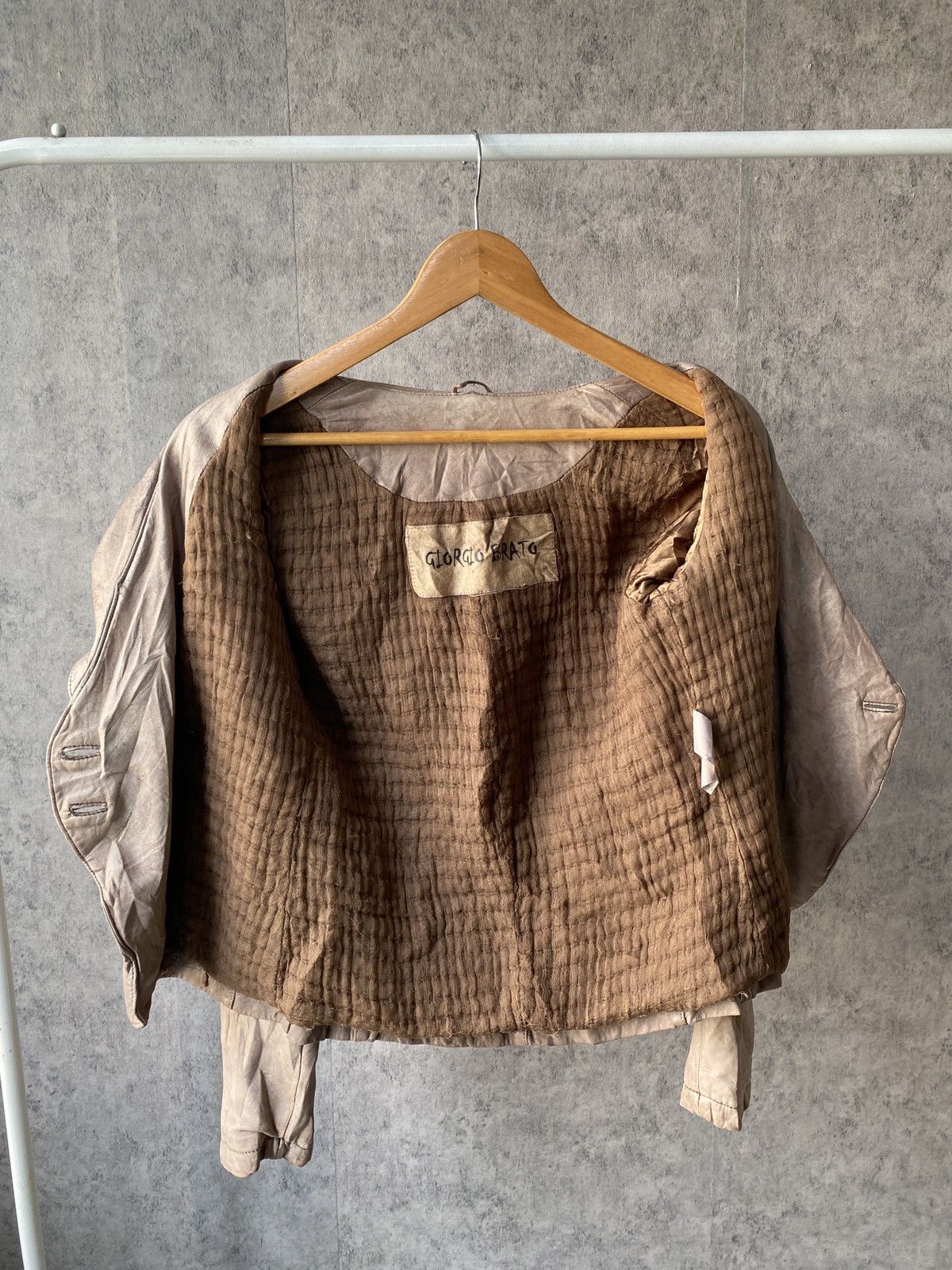Giorgio Brato Giorgio Brato Italy Vera Pelle Leather Jacket Size S / US 4 / IT 40 - 14 Thumbnail