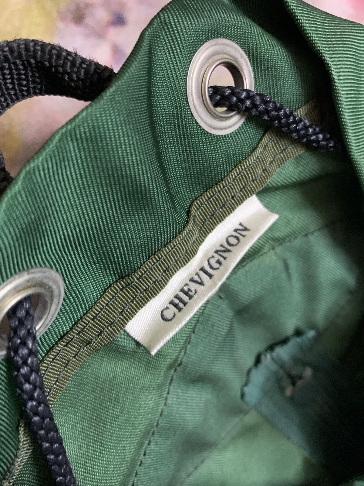 Chevignon Vintage Chevignon Sac Matelot Canvas Backpack Size ONE SIZE - 4 Thumbnail