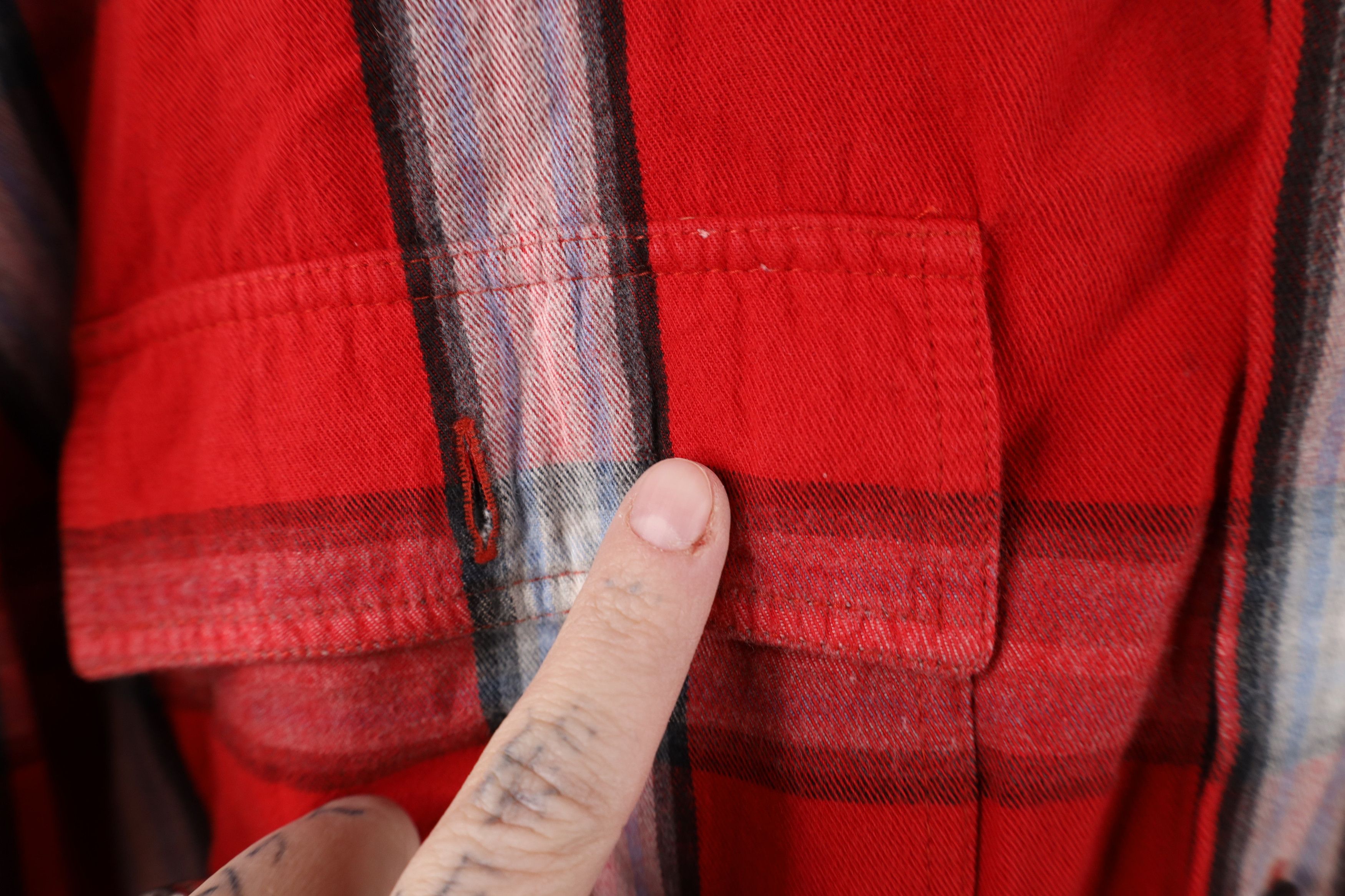 Tommy Hilfiger Vintage 90s Y2K Tommy Hilfiger Baggy Flannel Button Shirt Size US M / EU 48-50 / 2 - 8 Thumbnail