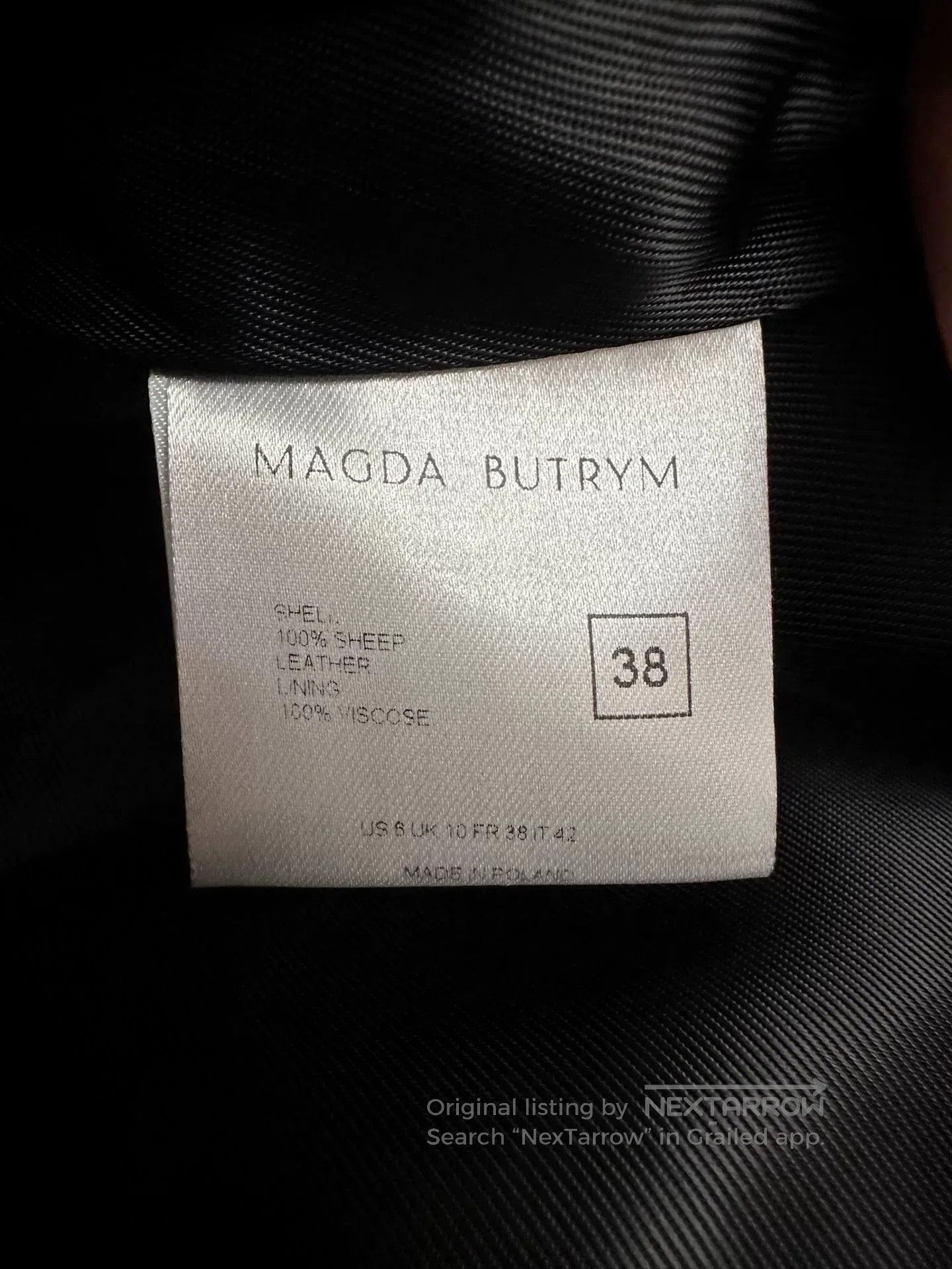 Magda Butrym Magda Butrym Red Leather Trench Coat. Size S / US 4 / IT 40 - 6 Thumbnail