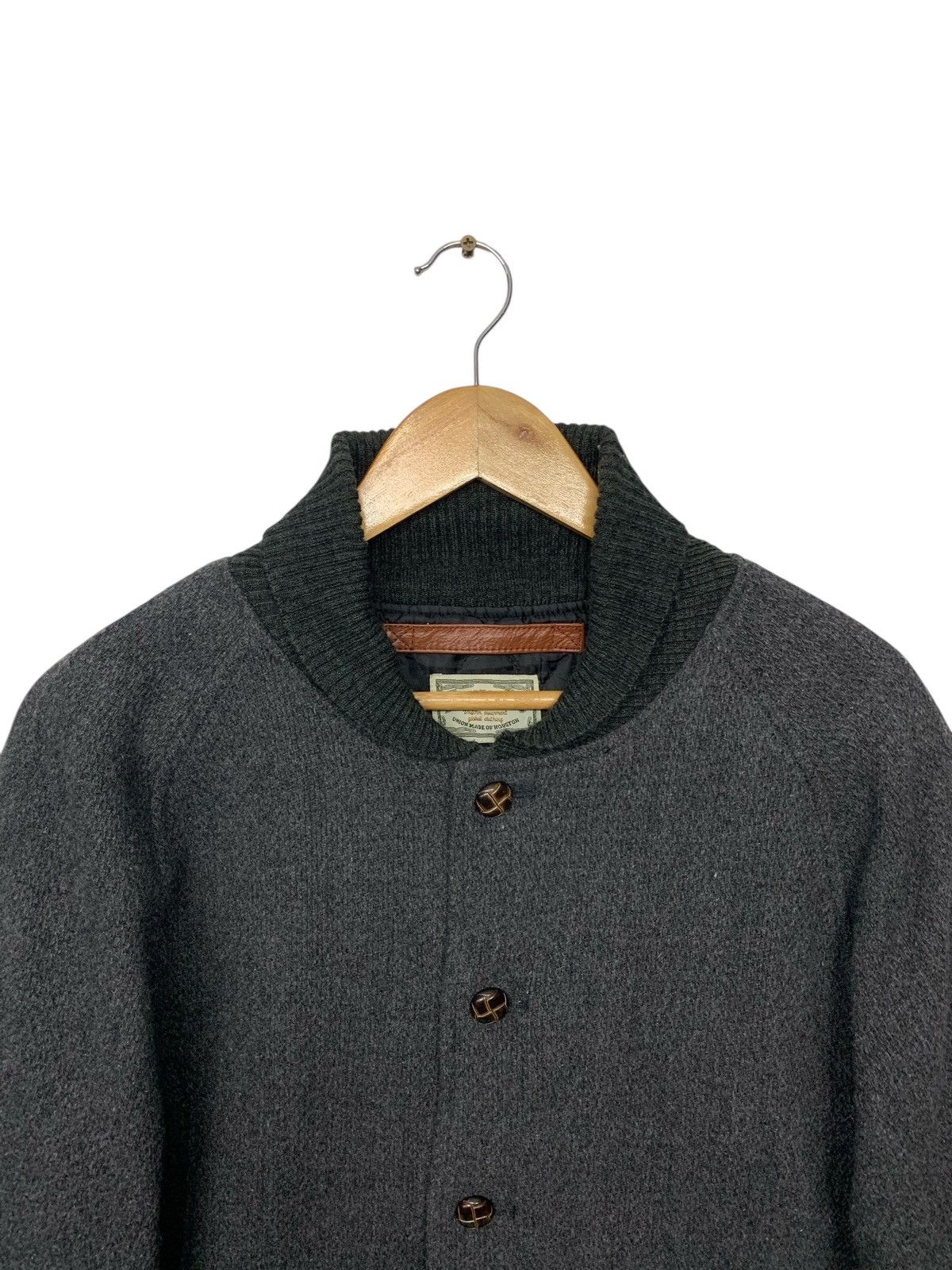 Japanese Brand Rare Houston.Co Union Made Heavy Wool Button Ups Jacket Size US M / EU 48-50 / 2 - 5 Thumbnail