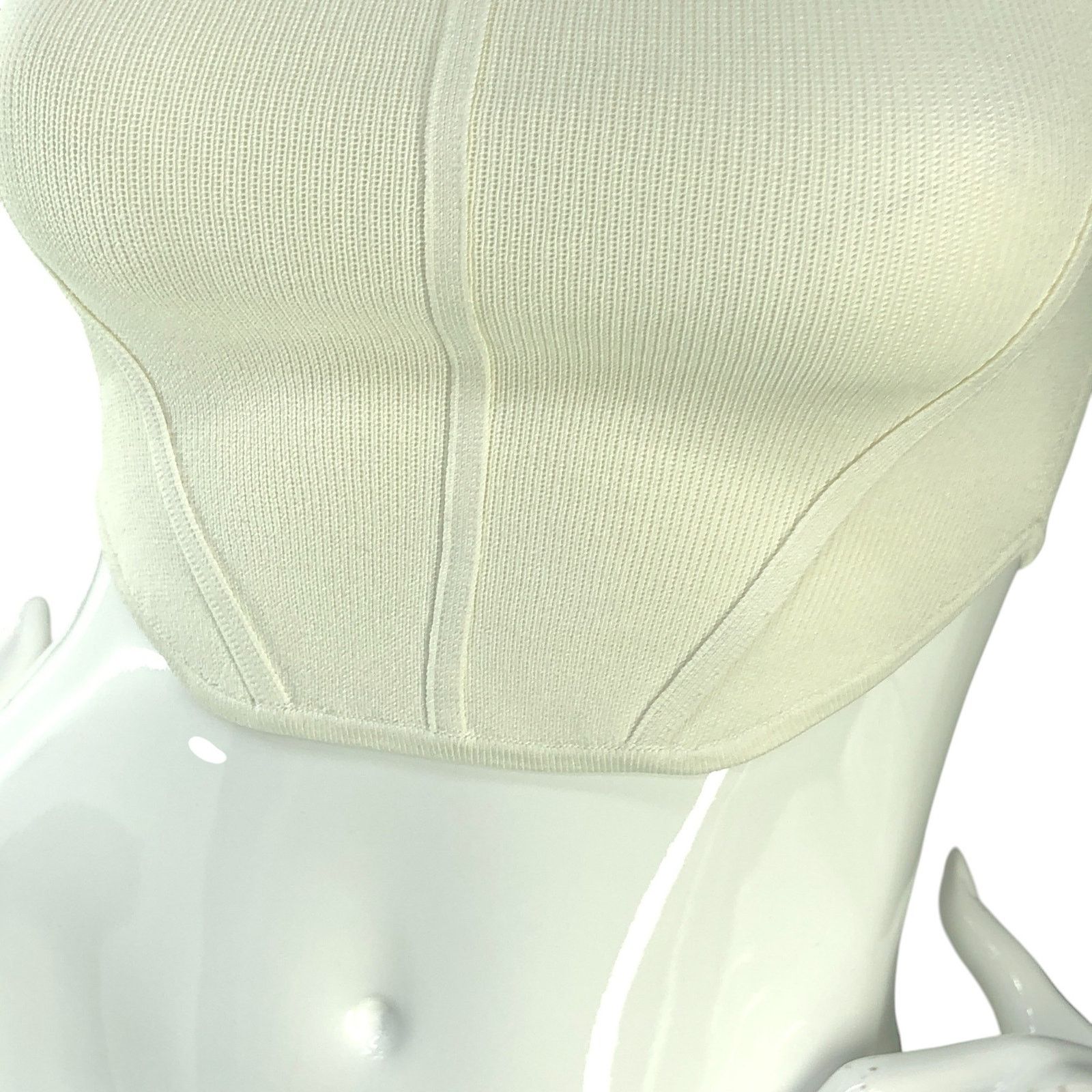 Aritzia Aritzia Babaton Size 2XS Top Sculpt Knit Square Neck Crop Size XXS / US 00 / IT 34 - 3 Thumbnail