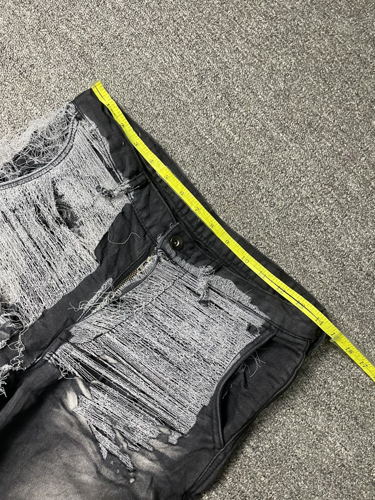 Vintage × semanticdesign SEMANTIC DESIGN Distressed Denim Ripped Jeans (101( Size US 28 / EU 44 - 4 Thumbnail