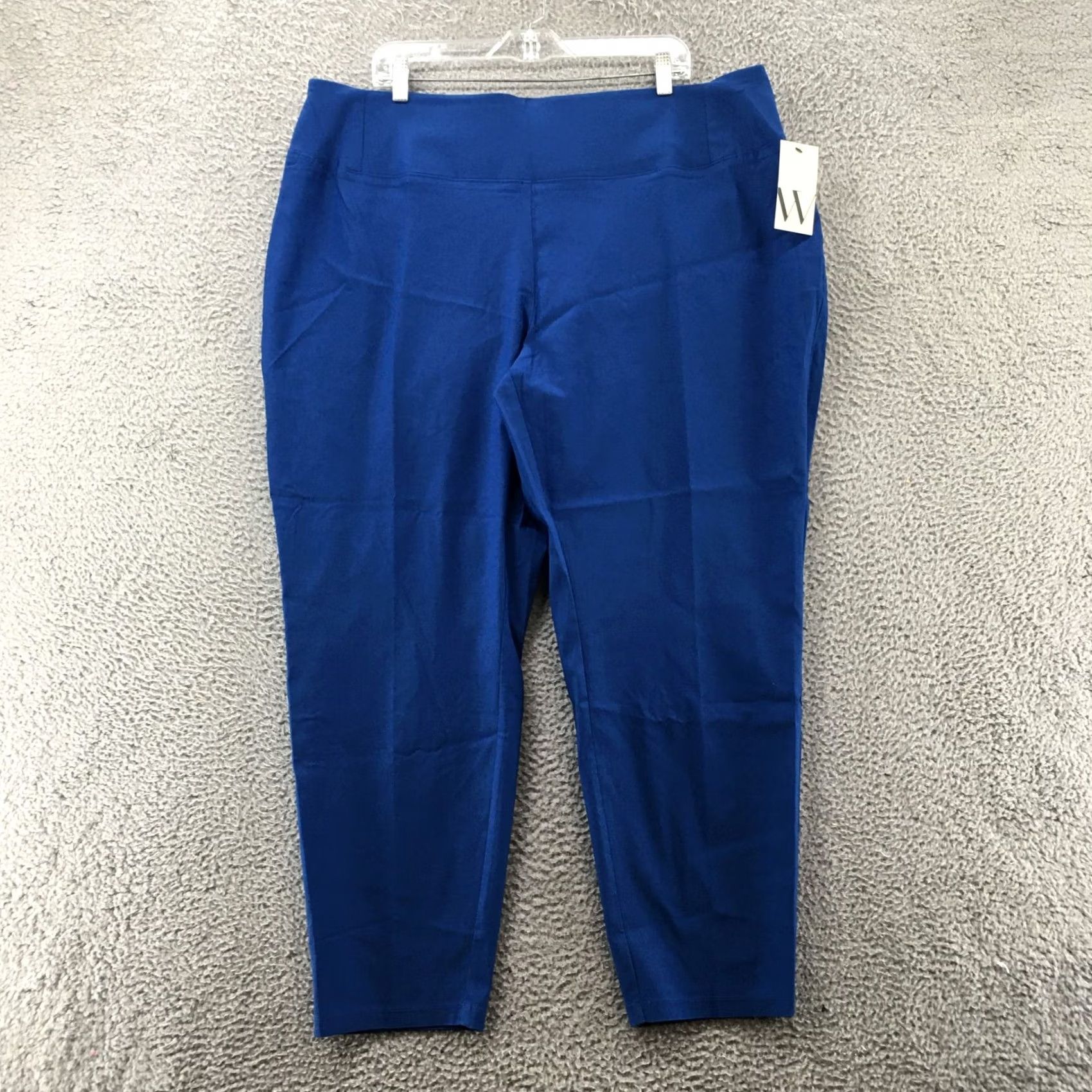 Worthington Worthington Pull On Skinny Pants Womens 24W Blue High Rise Flat Front Casual New Pants Women Skinny Pls 24W Blue High Rise Flat Front Size 42" / US 20 - 2 Thumbnail