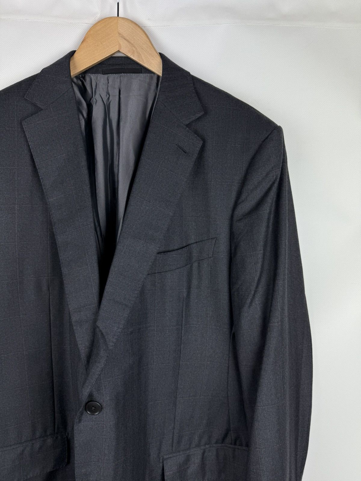 Ermenegildo Zegna Ermenegildo Zegna Mila Checked Wool Blazer Jacket Sportcoat Size 46R - 5 Thumbnail