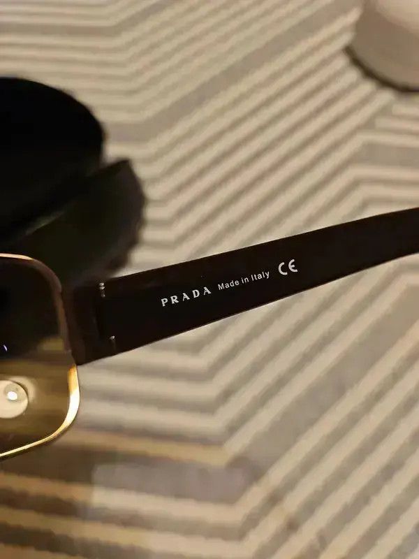 Prada × Vintage PRADA Sunglasses Rimless Sport Symbole Wrap Shield Mask Size ONE SIZE - 4 Thumbnail