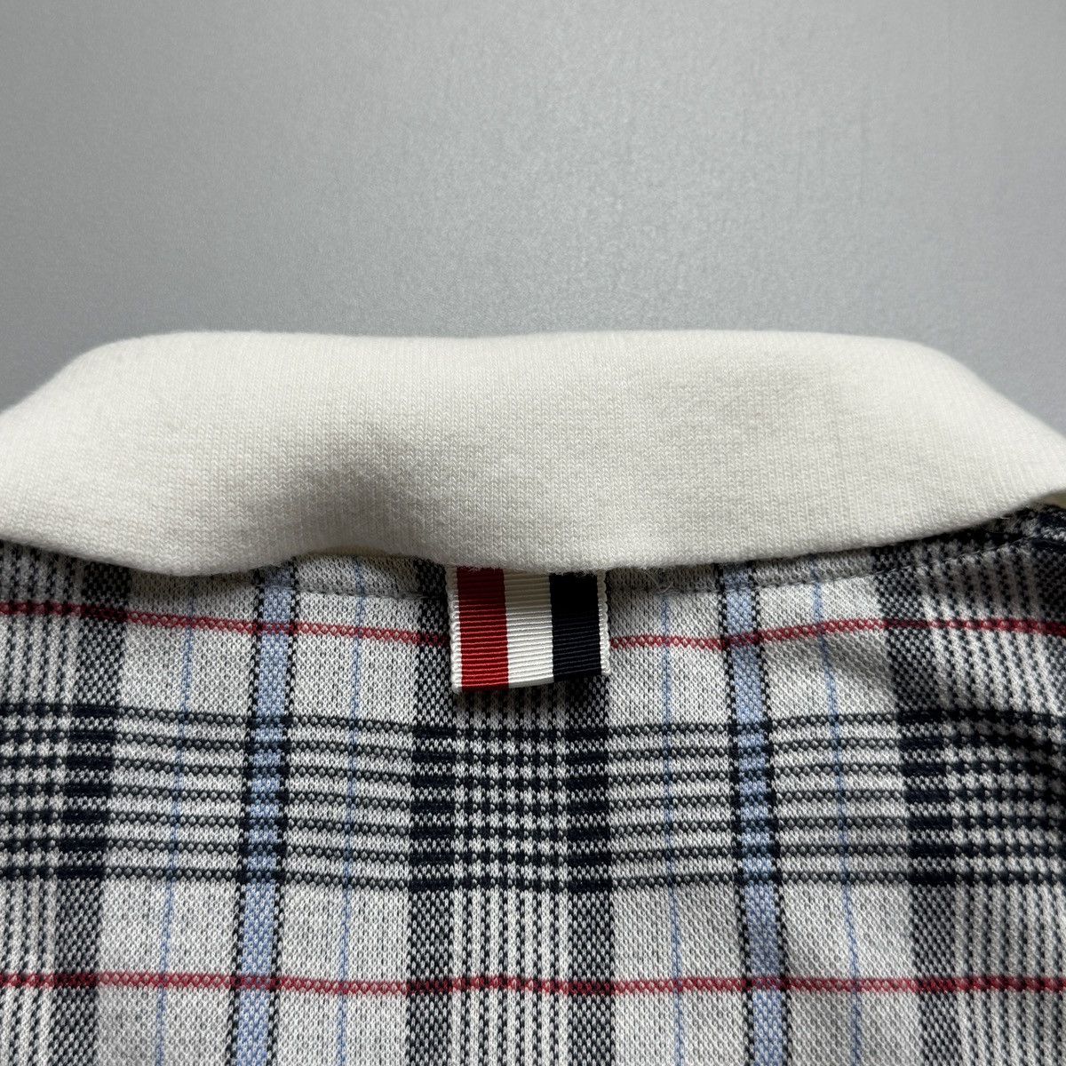 Thom Browne Thom Browne - SS/16 Cage Checkered Knitt Polo Shirt Size US XS / EU 42 / 0 - 13 Thumbnail