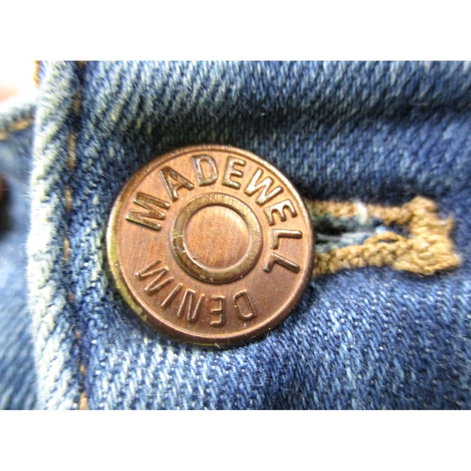 Madewell Madewell Jeans Women 25 Petite Blue Stretch Casual Classic Straight 10" Size 29" - 7 Thumbnail