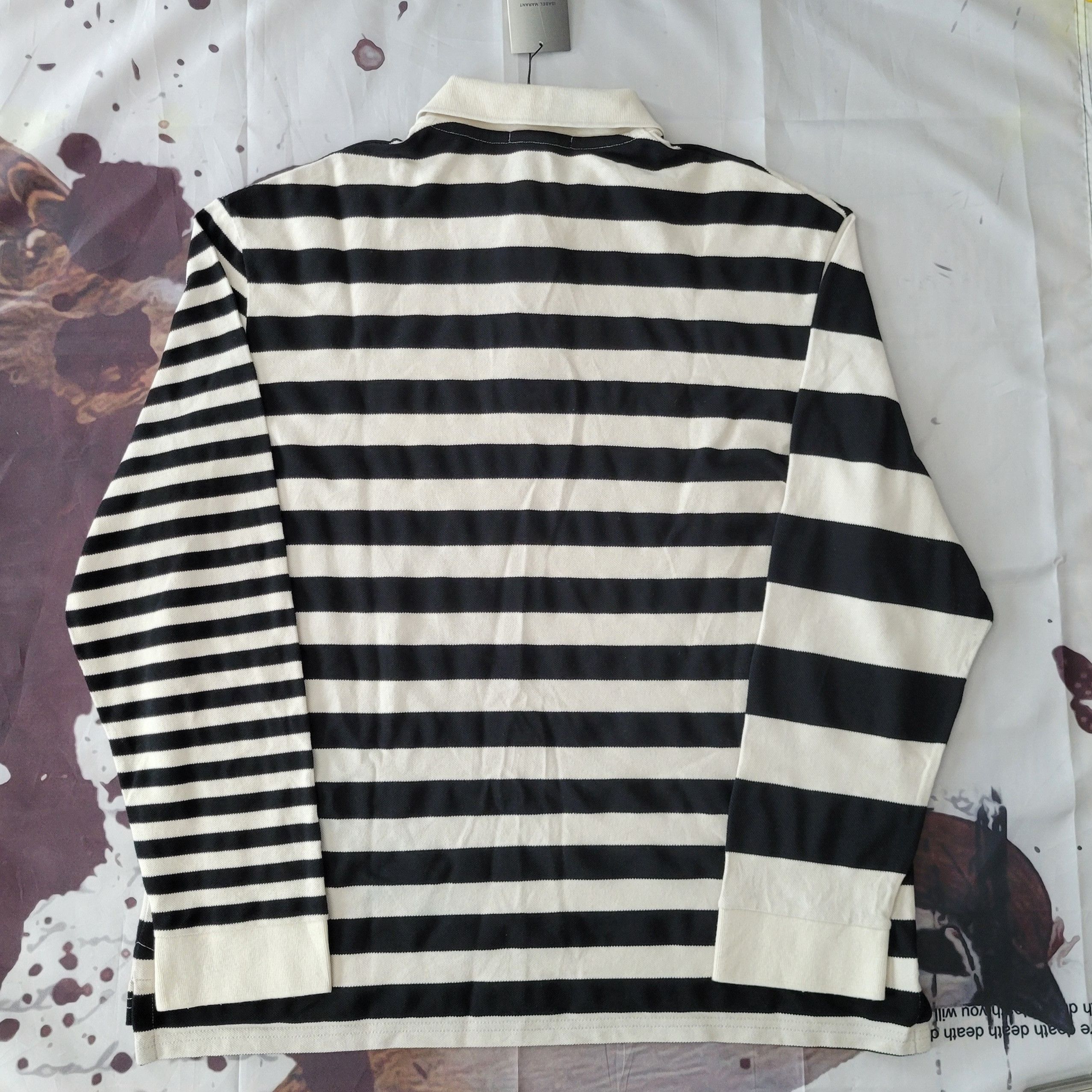 Isabel Marant Striped Knit Polo Shirt Size US M / EU 48-50 / 2 - 2 Thumbnail