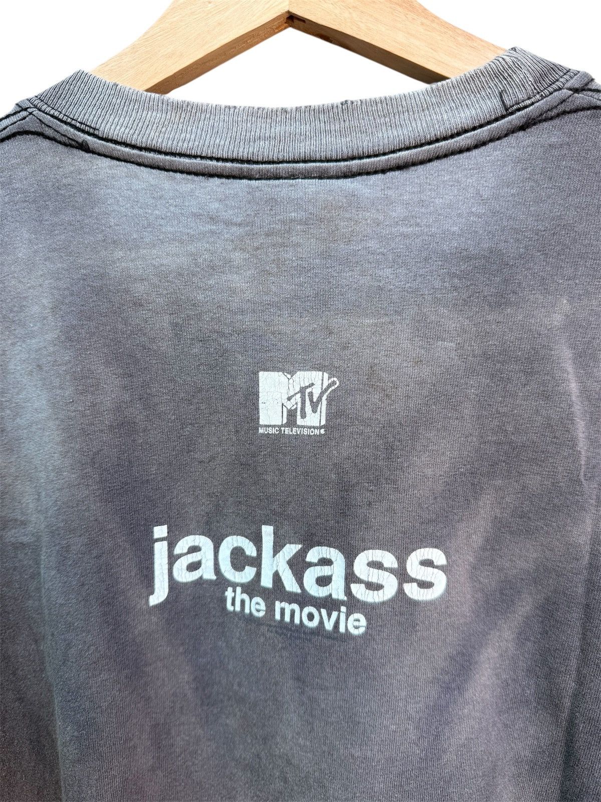 Mtv × Vintage 🔥🔥 Vintage Faded Jackass 2002 MTV logo tee Size US M / EU 48-50 / 2 - 7 Thumbnail