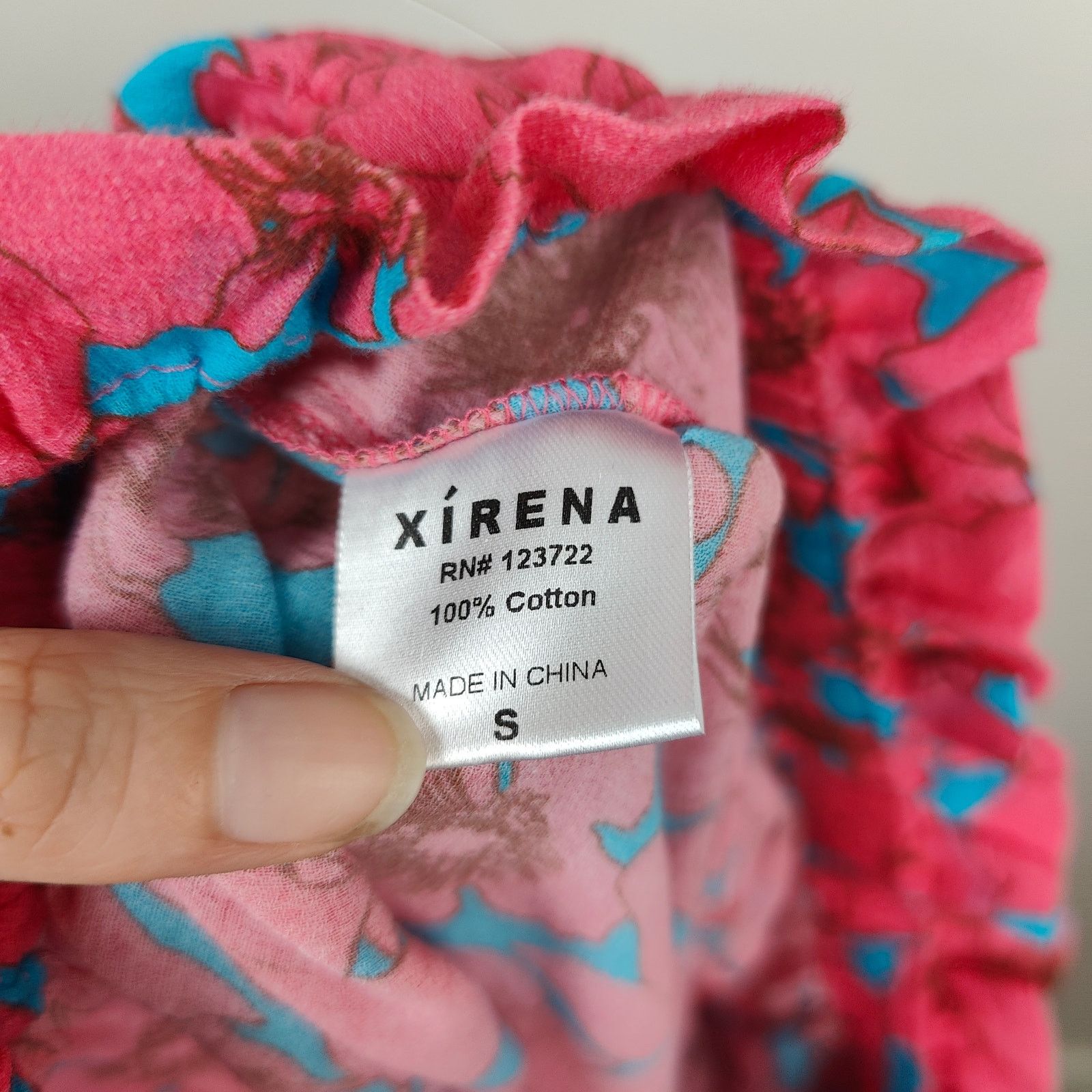 Xirena Xirena Paxtyn Pants Womens Small Pink Blue Floral Size 27" / US 4 / IT 40 - 7 Thumbnail